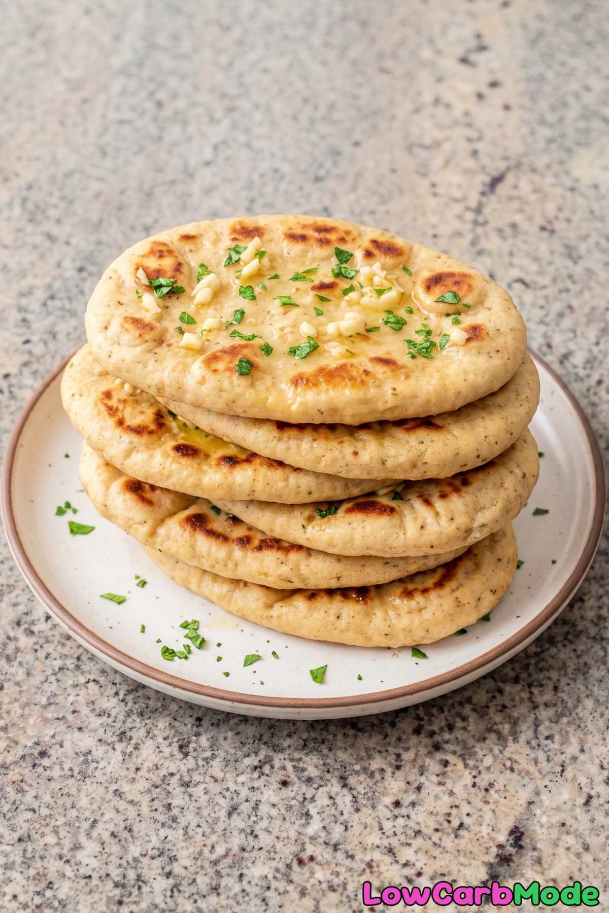 Chewy keto cottage cheese naan