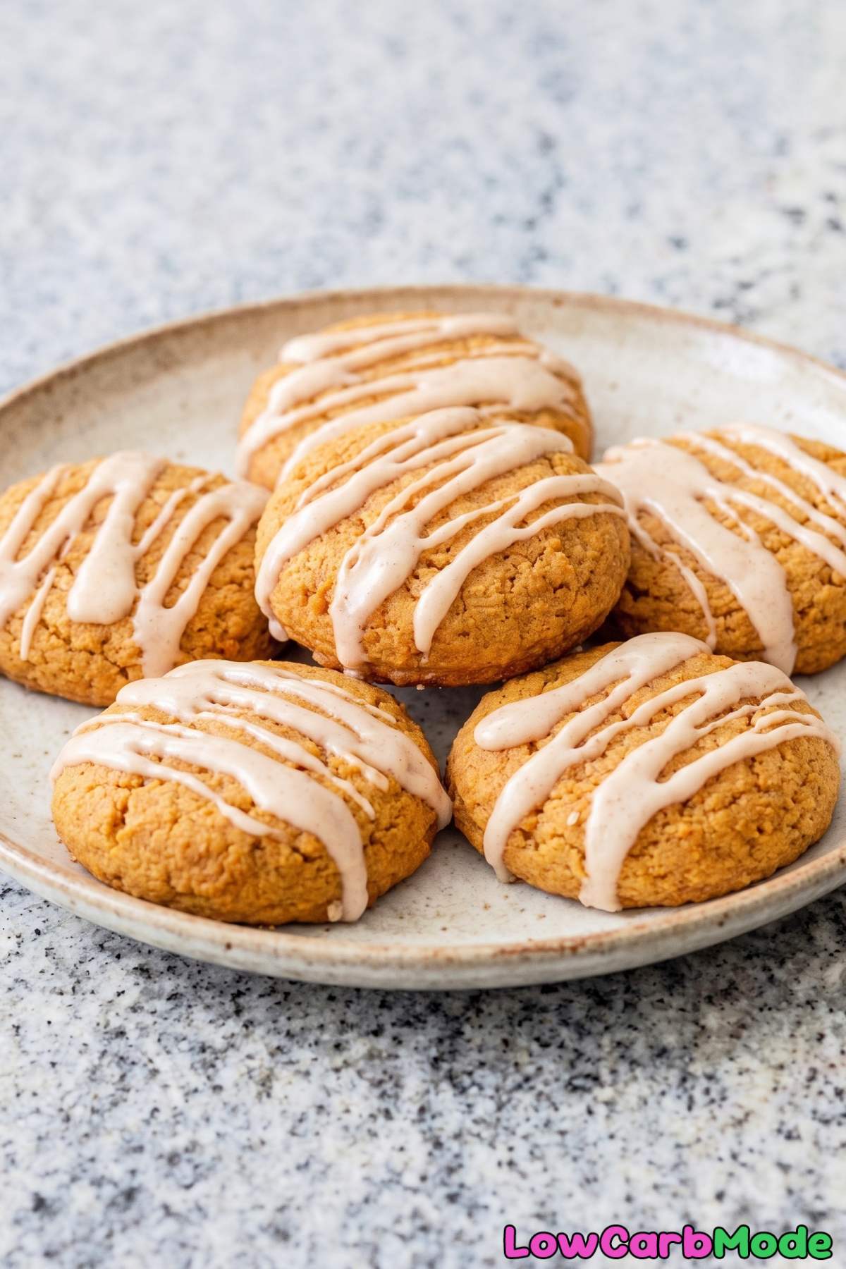 Moist keto cottage cheese pumpkin cookies