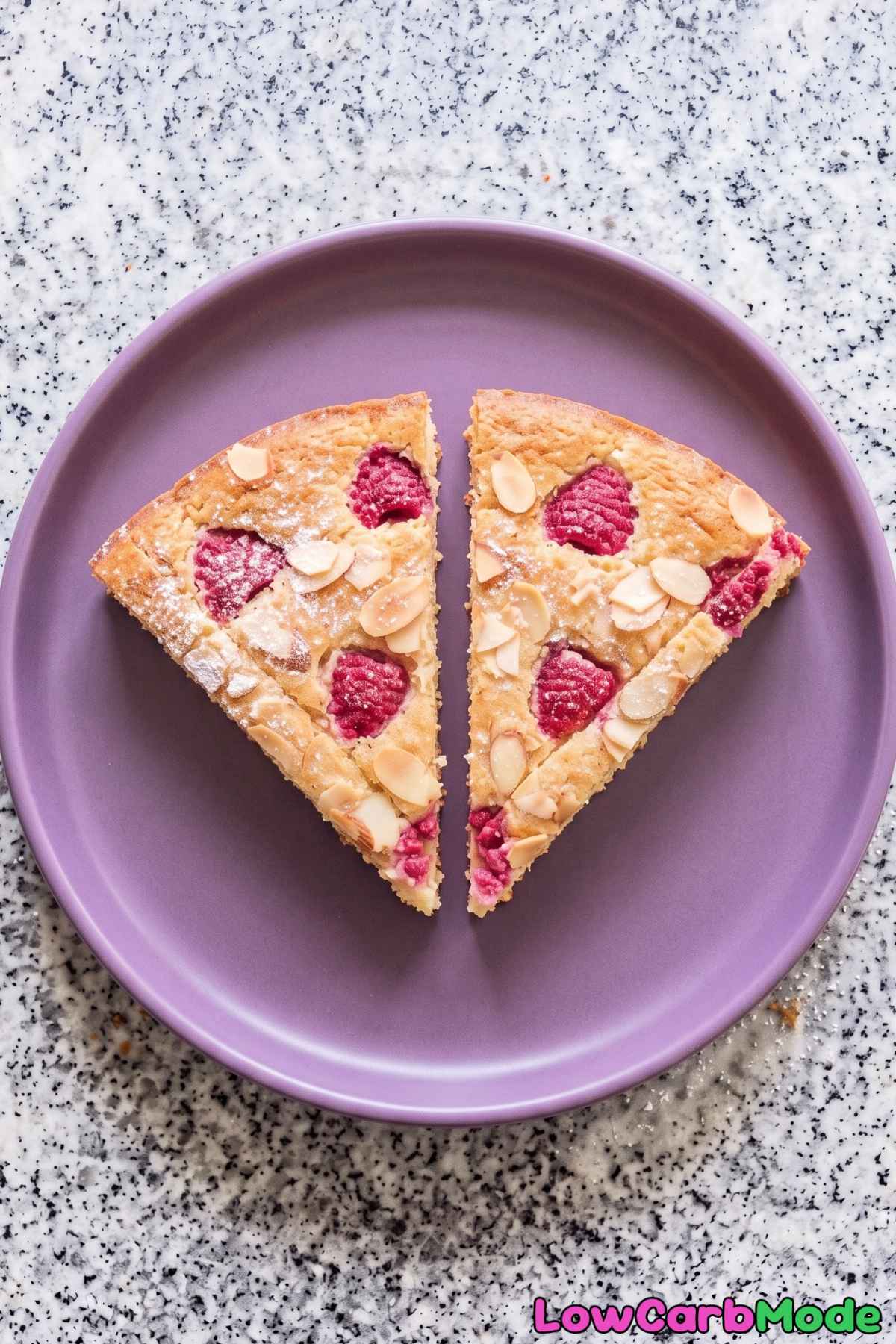 Soft keto cottage cheese almond cake
