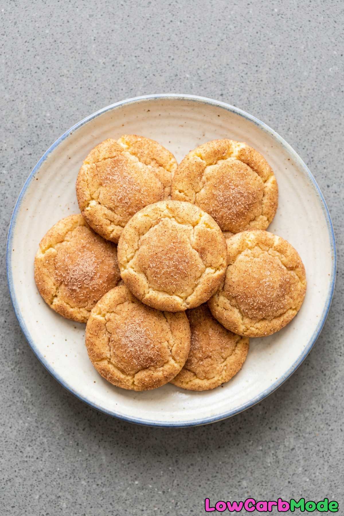 Cottage cheese keto snickerdoodle cookies