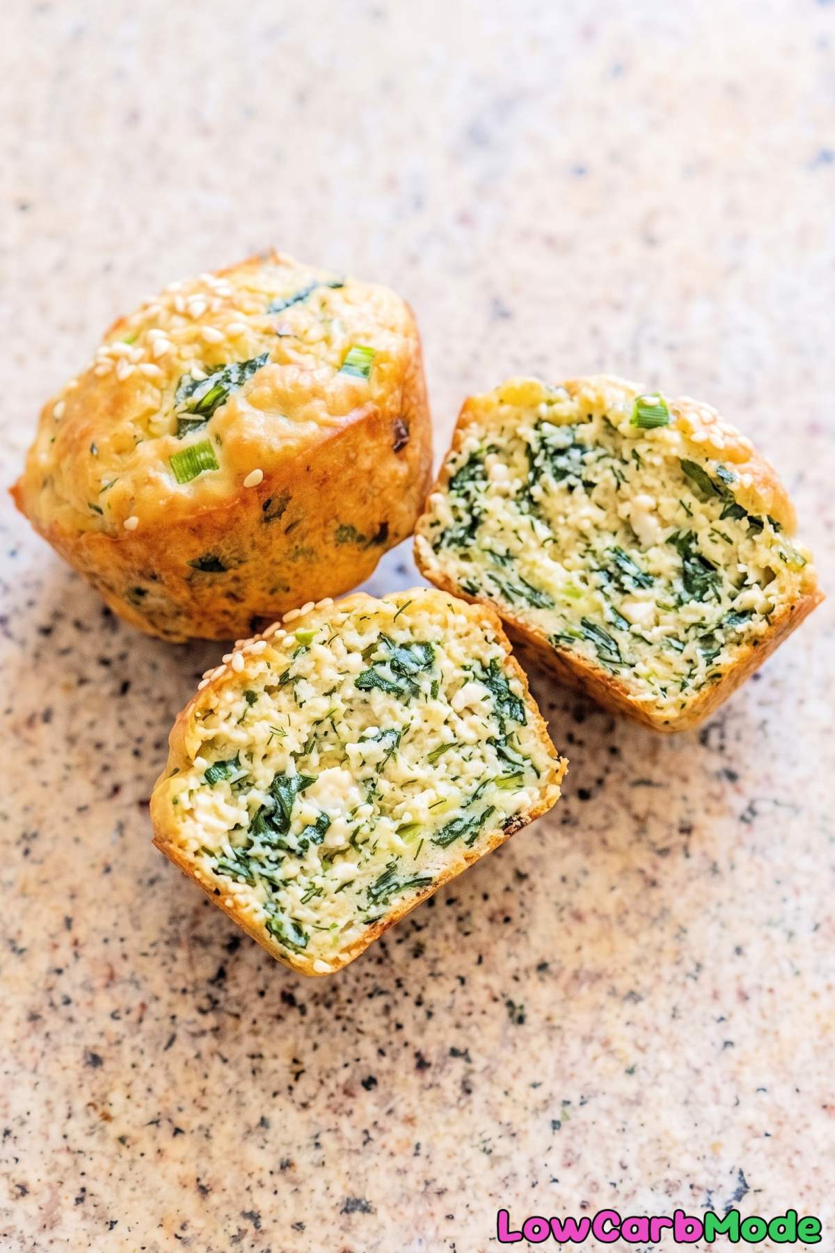 Baked keto cottage cheese spinach appetizers