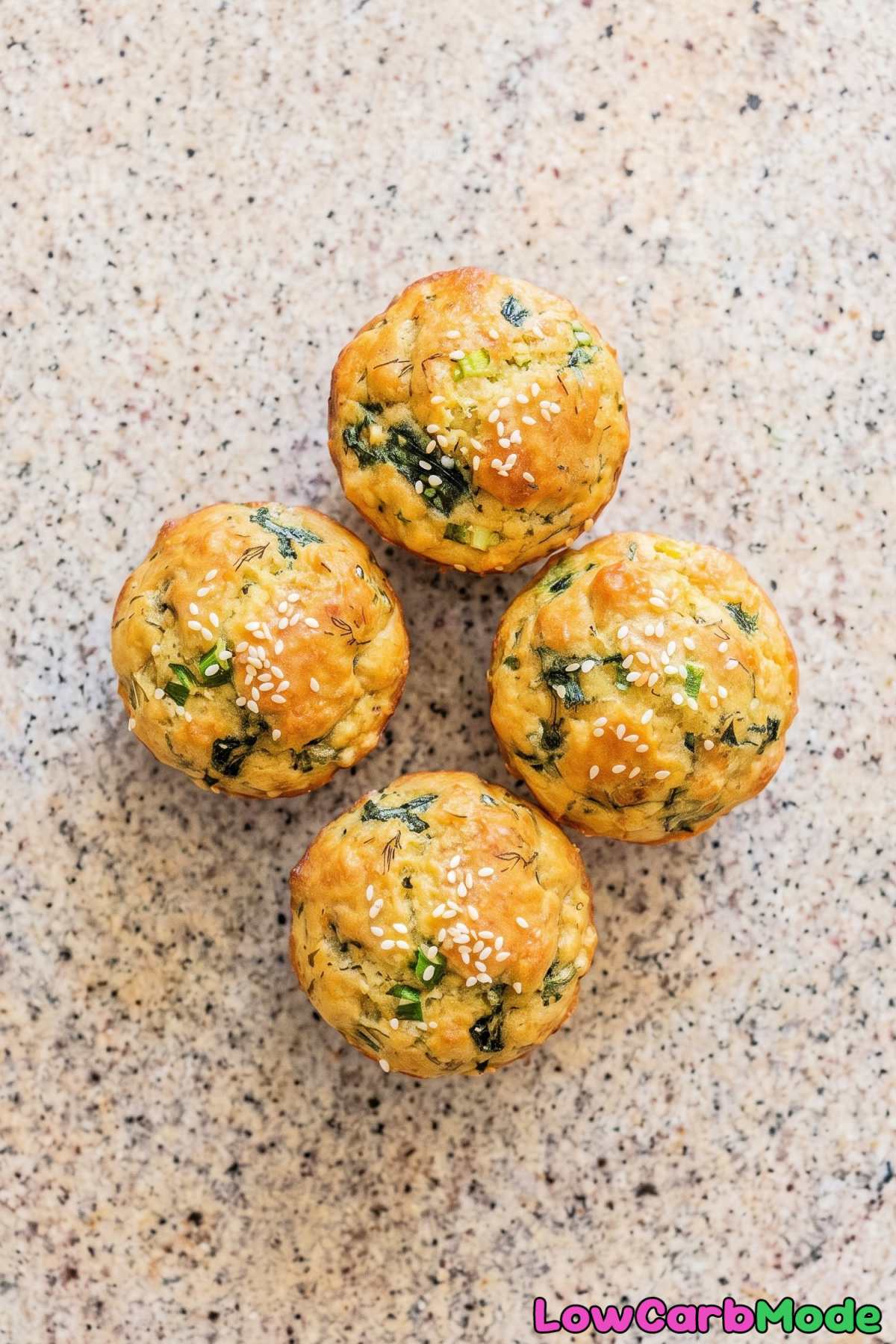 Fresh keto spinach and cheese spanakopita