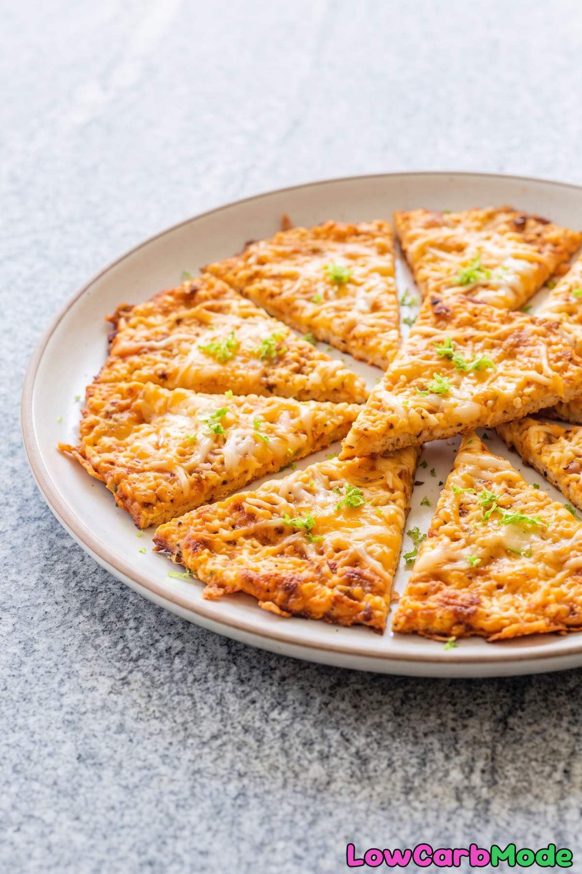 Easy keto cottage cheese taco crisps