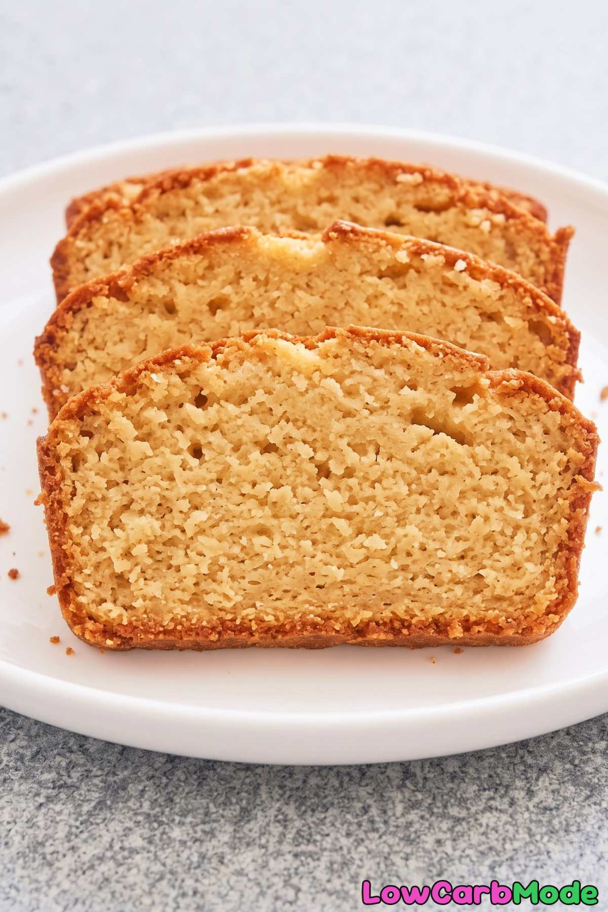 Easy keto cottage cheese vanilla pound cake
