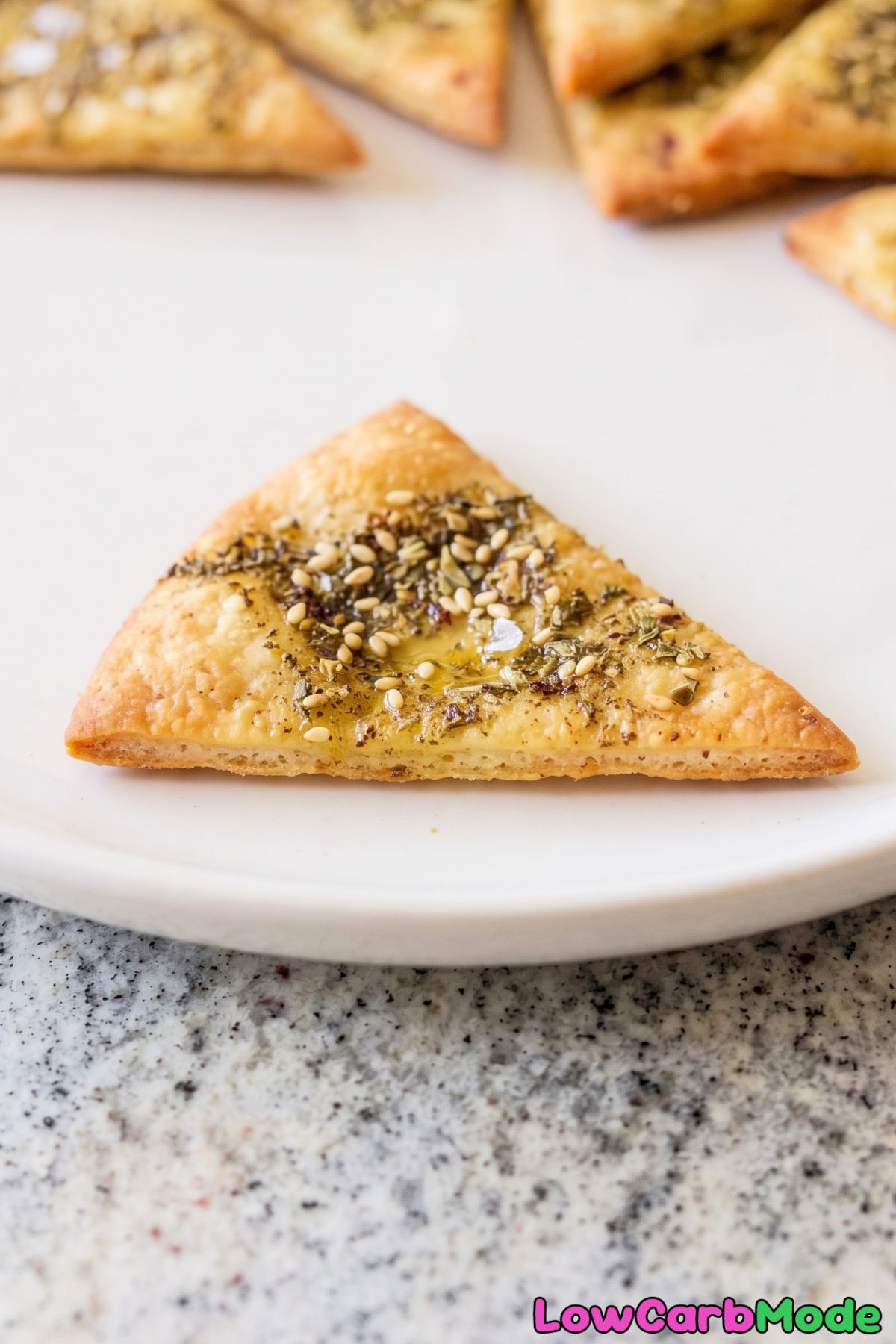 Easy keto za'atar pita chips