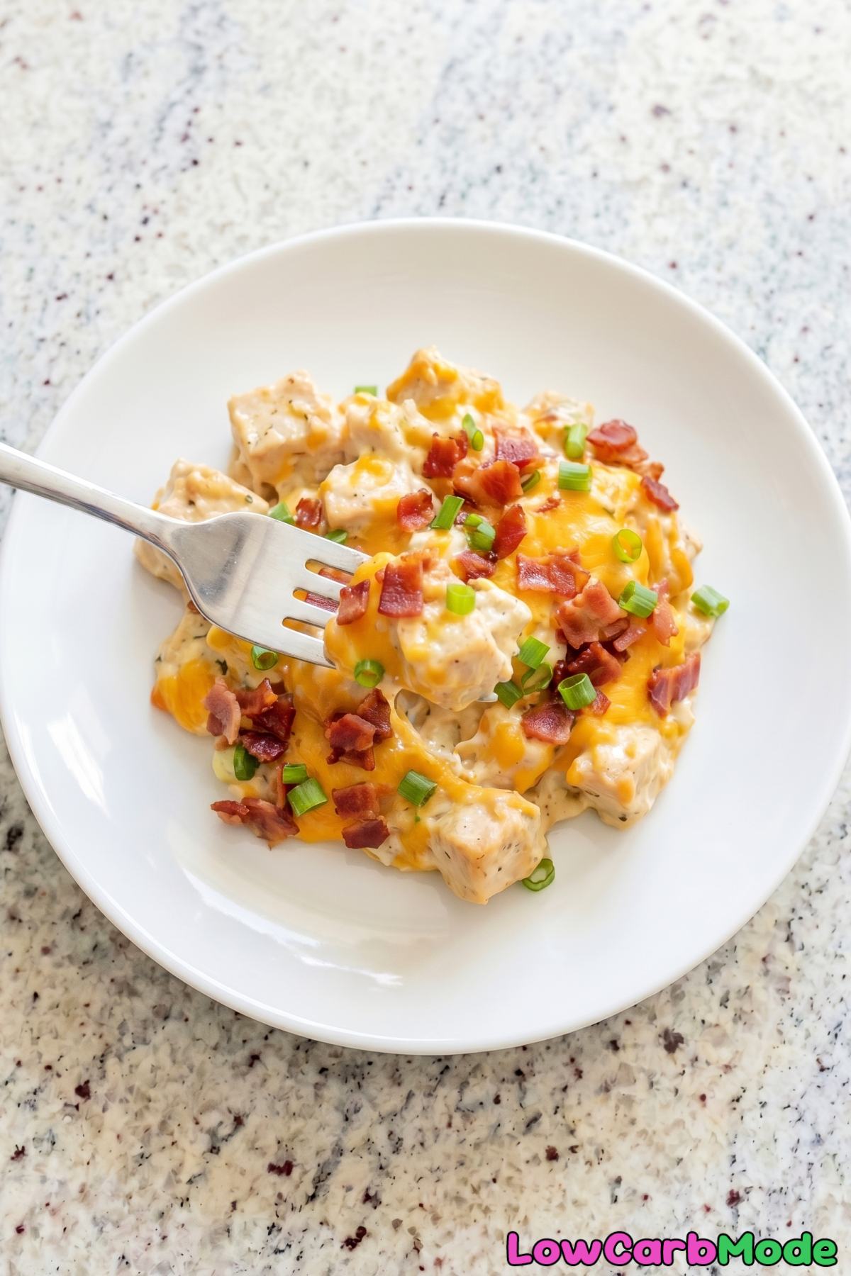 warm keto crack chicken bake