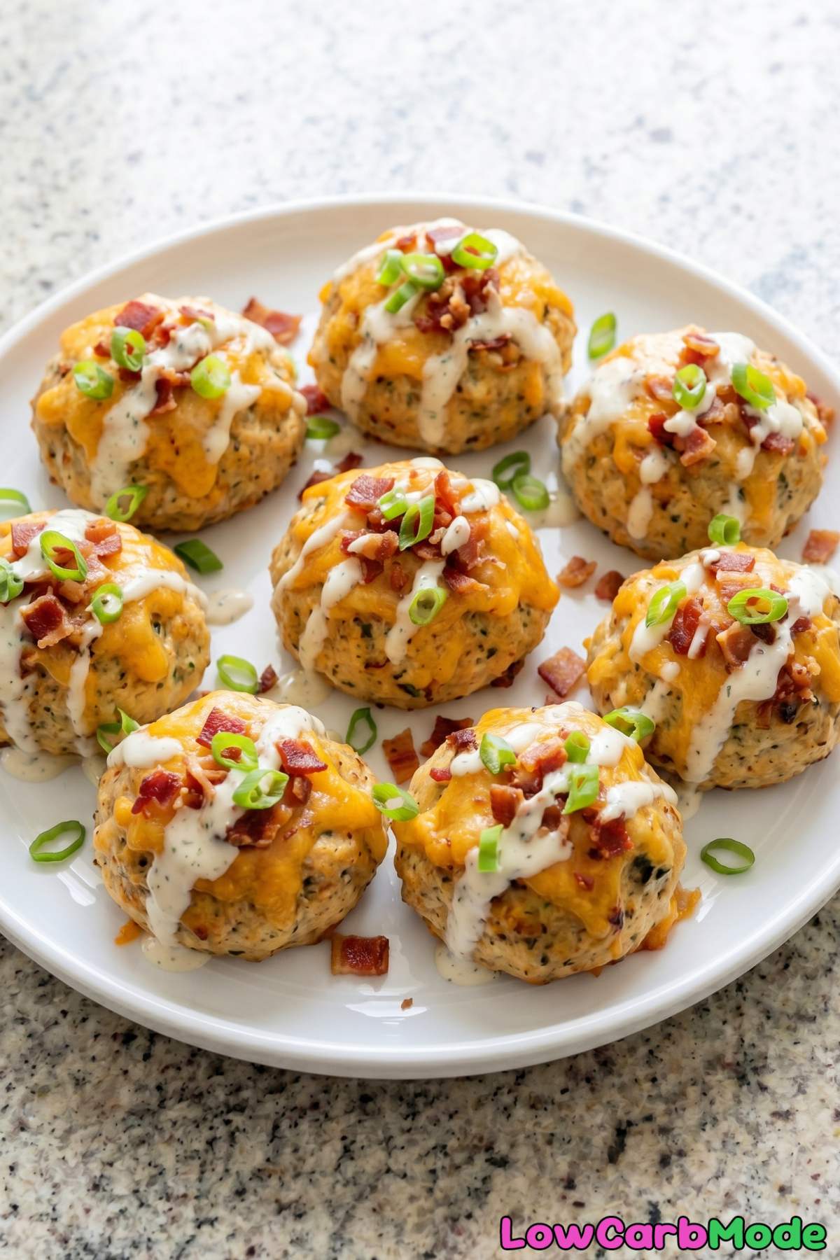 simple keto crack chicken meatballs