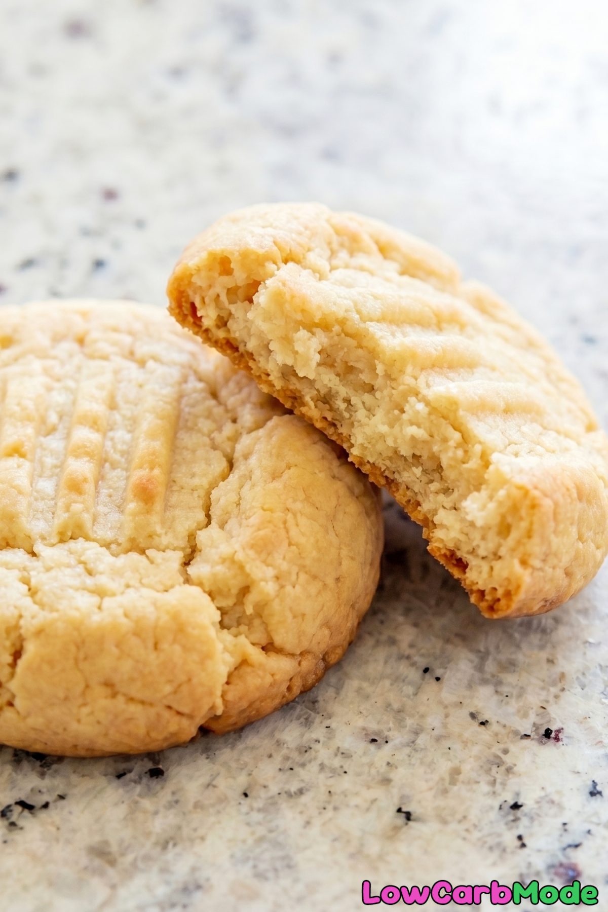 Easy keto cream cheese cookies close-up