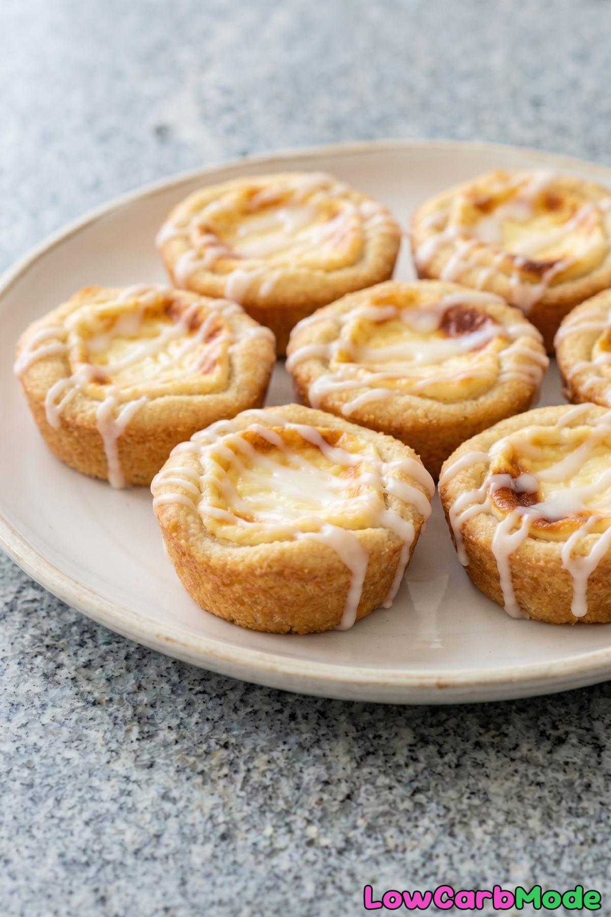 warm cream cheese danish bites keto style