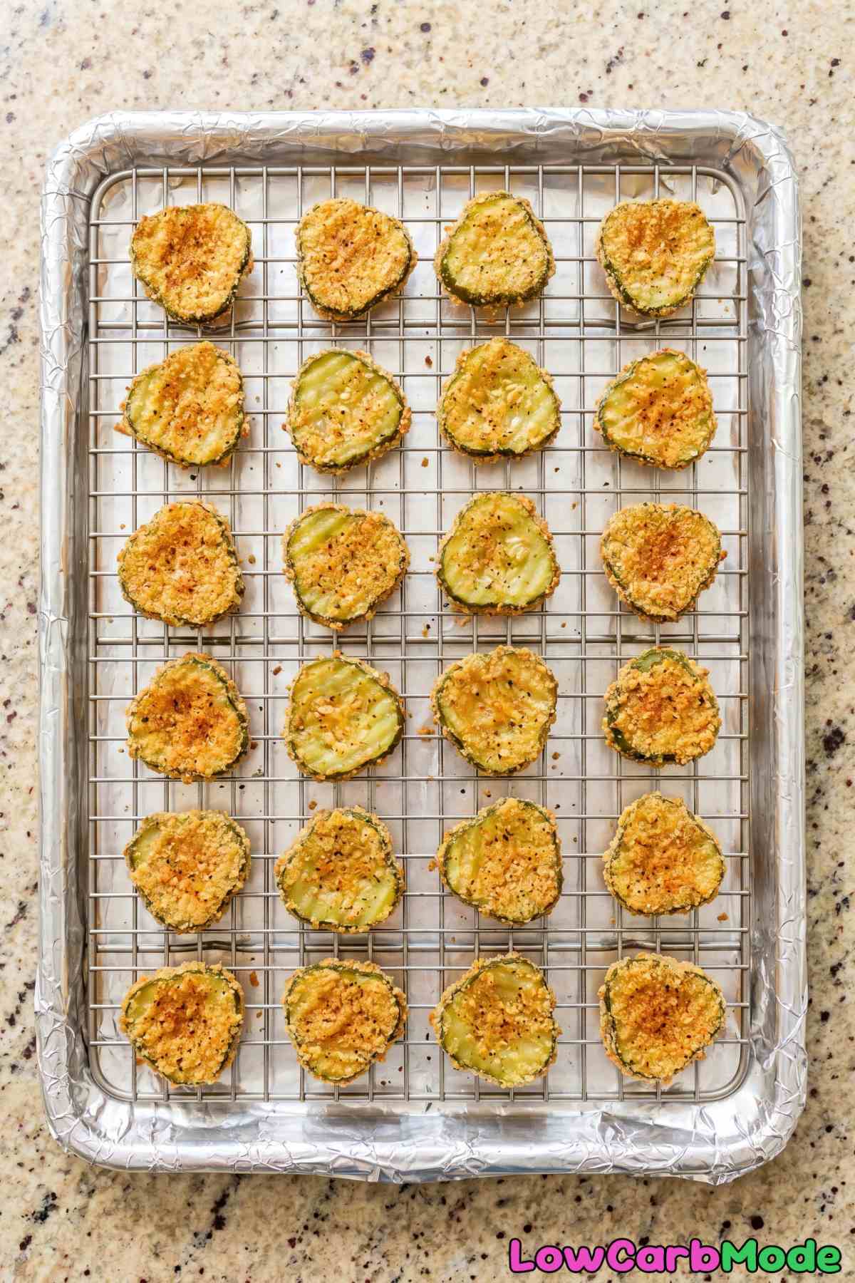 Satisfying crispy dill pickle chips keto