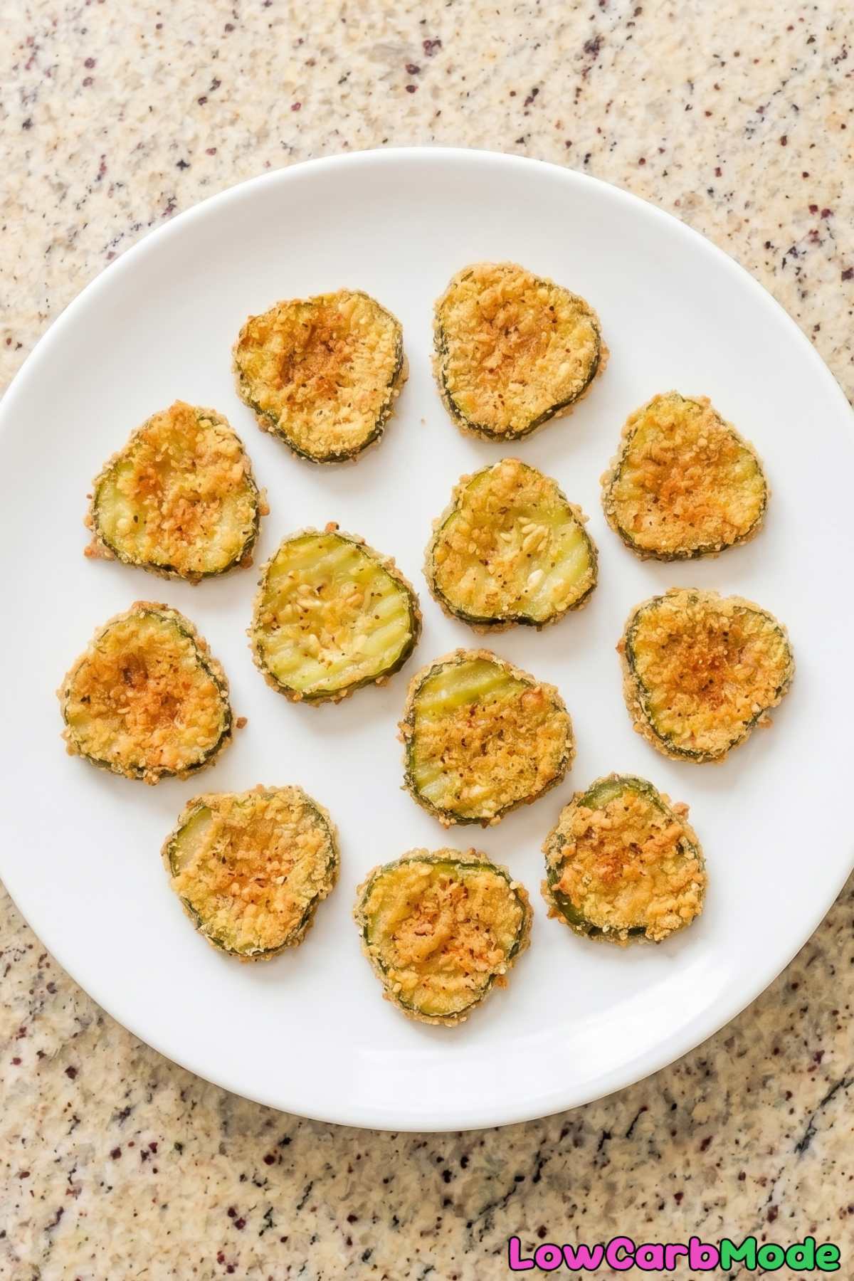 Irresistible keto crispy dill pickle chips