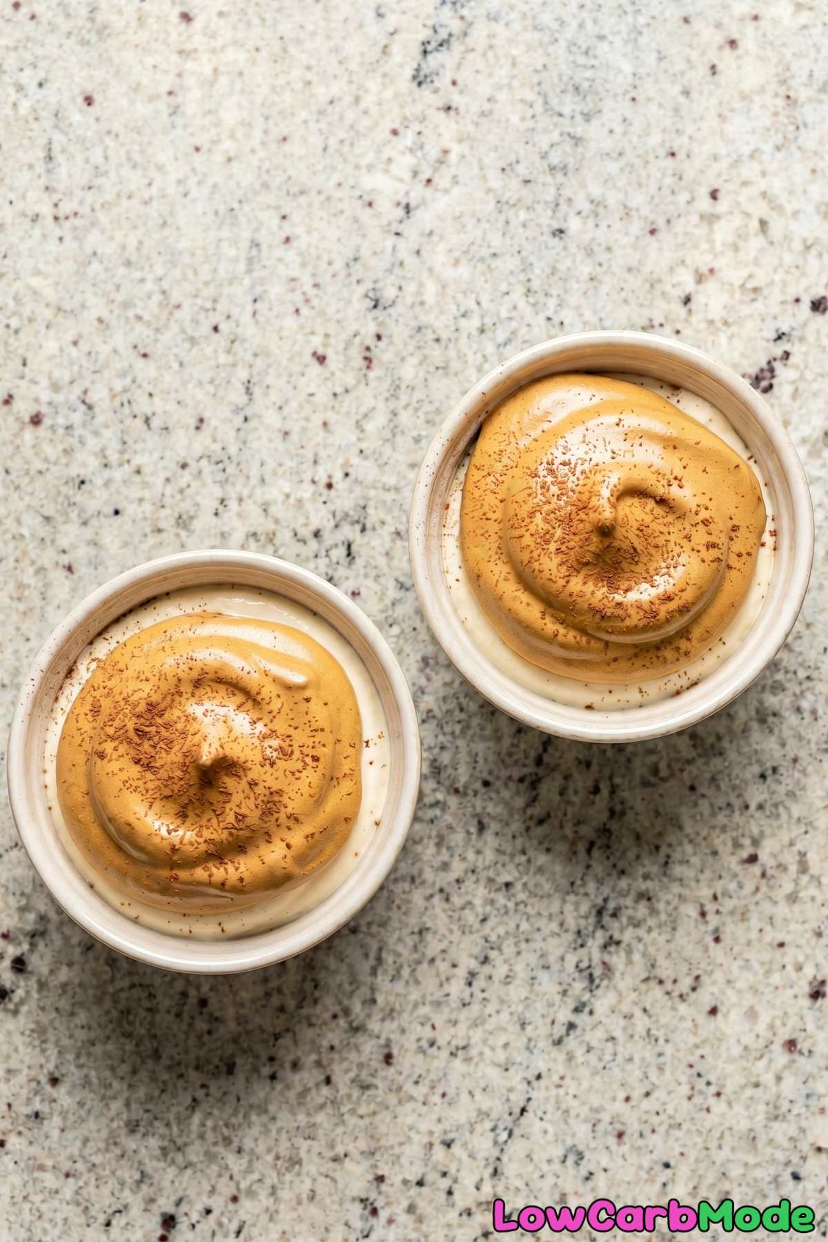 Luscious dalgona coffee cream cups
