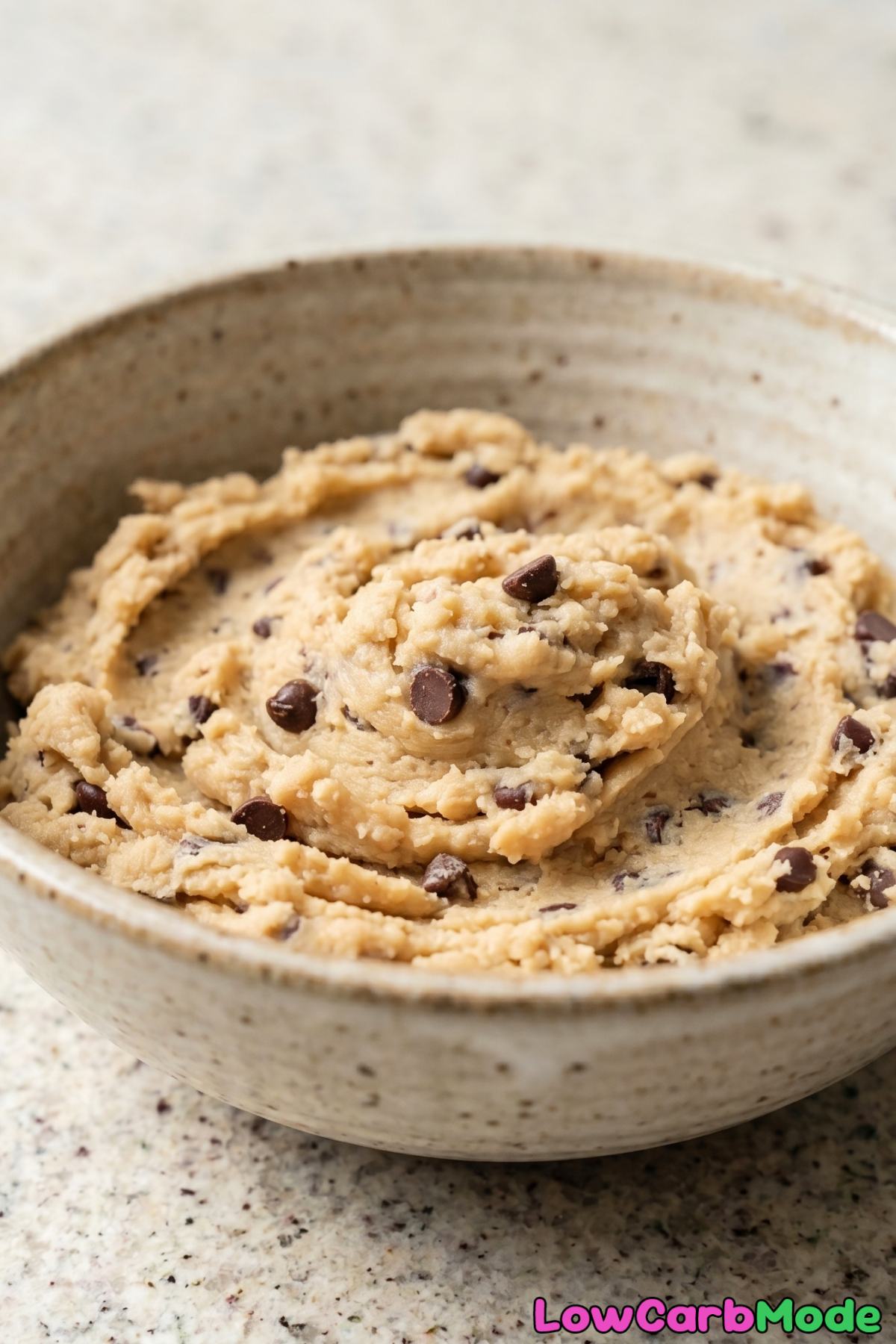 Easy keto edible cookie dough ready to eat