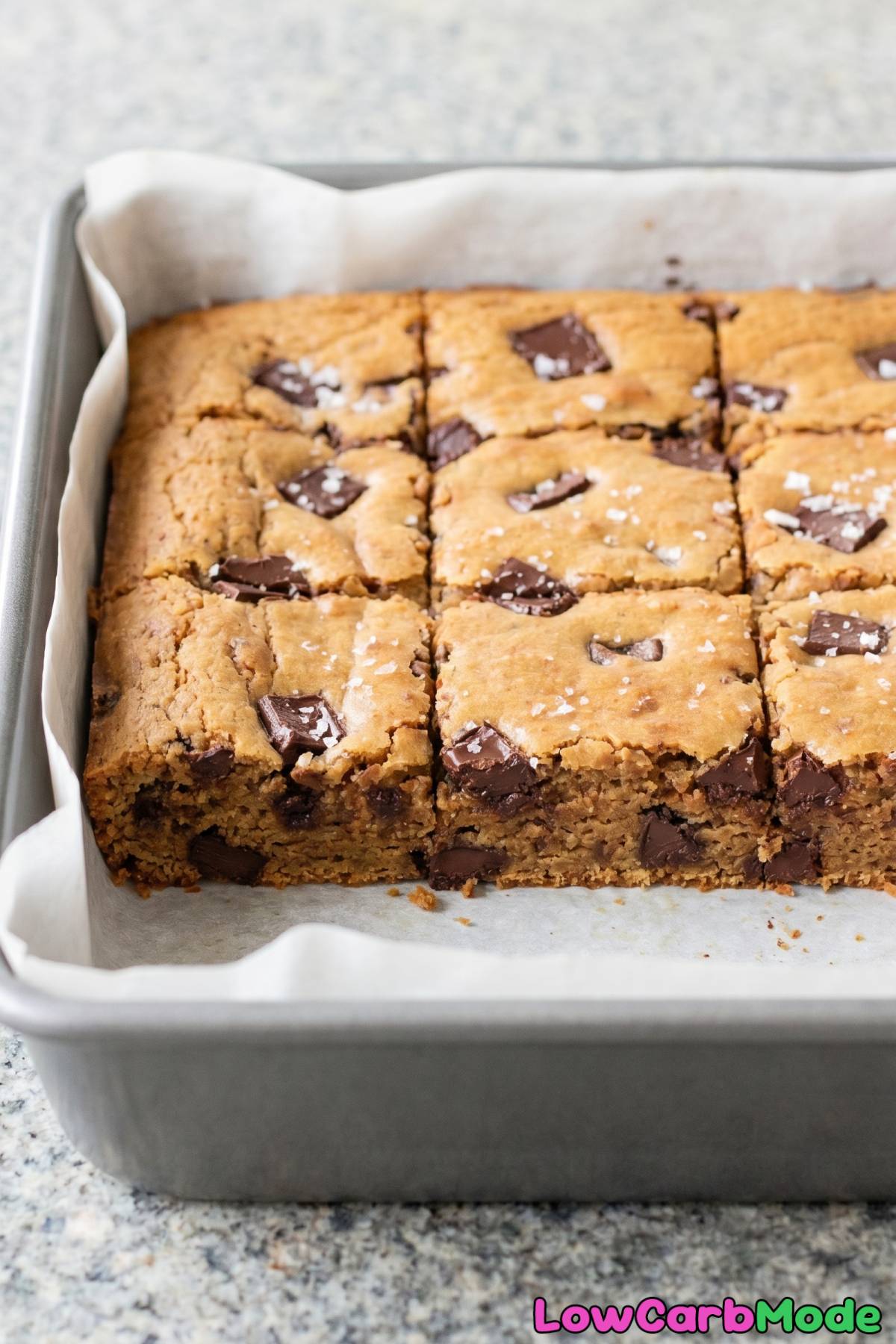 golden keto espresso chocolate chunk bars