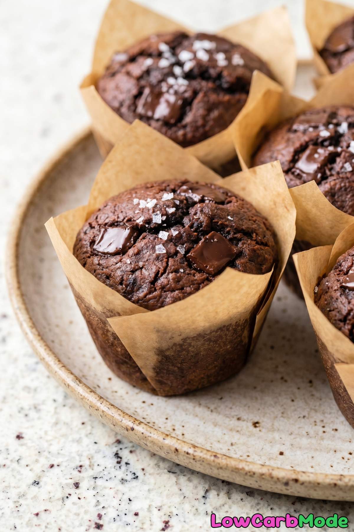 Moist keto espresso chocolate muffins