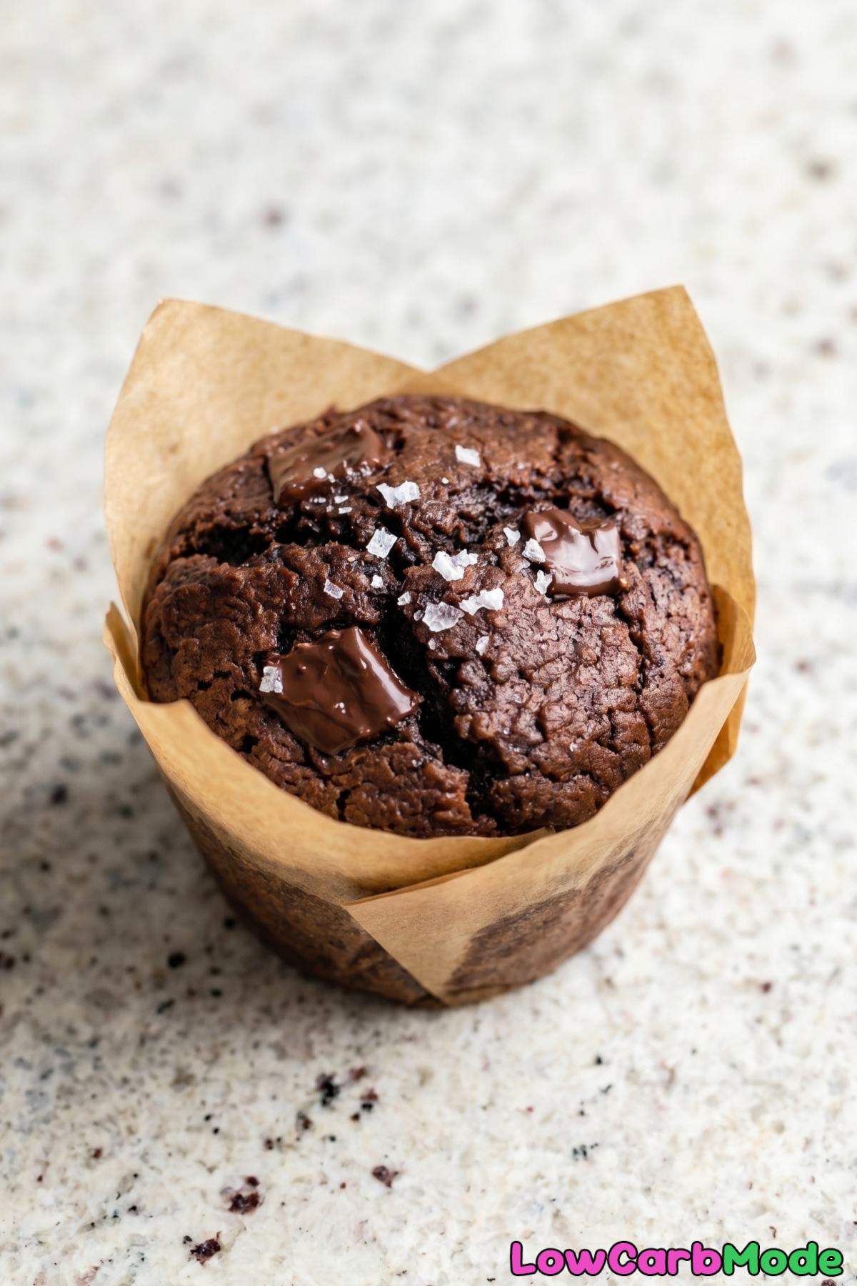 Tender keto espresso chocolate muffins