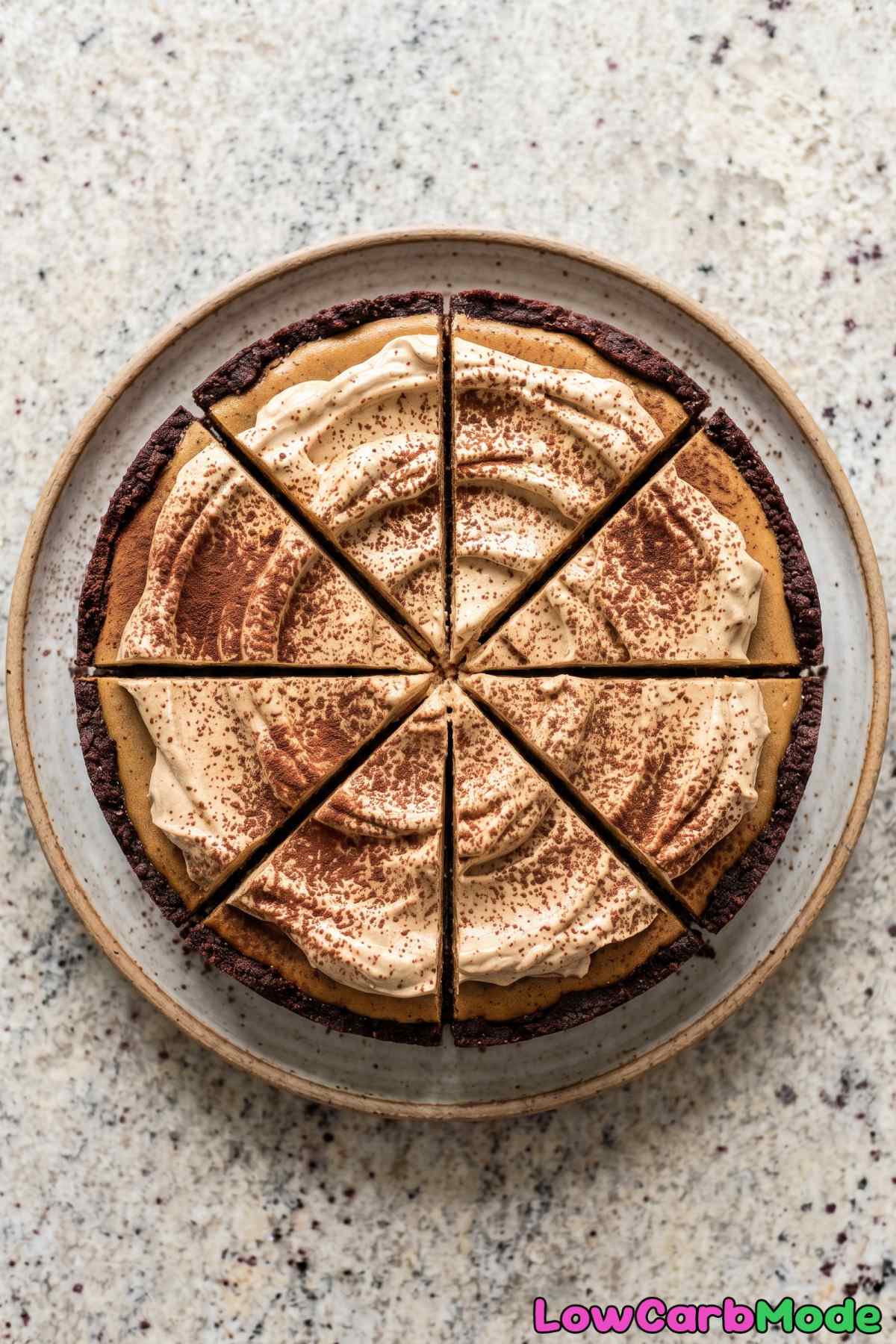 Silky keto espresso cheesecake bite