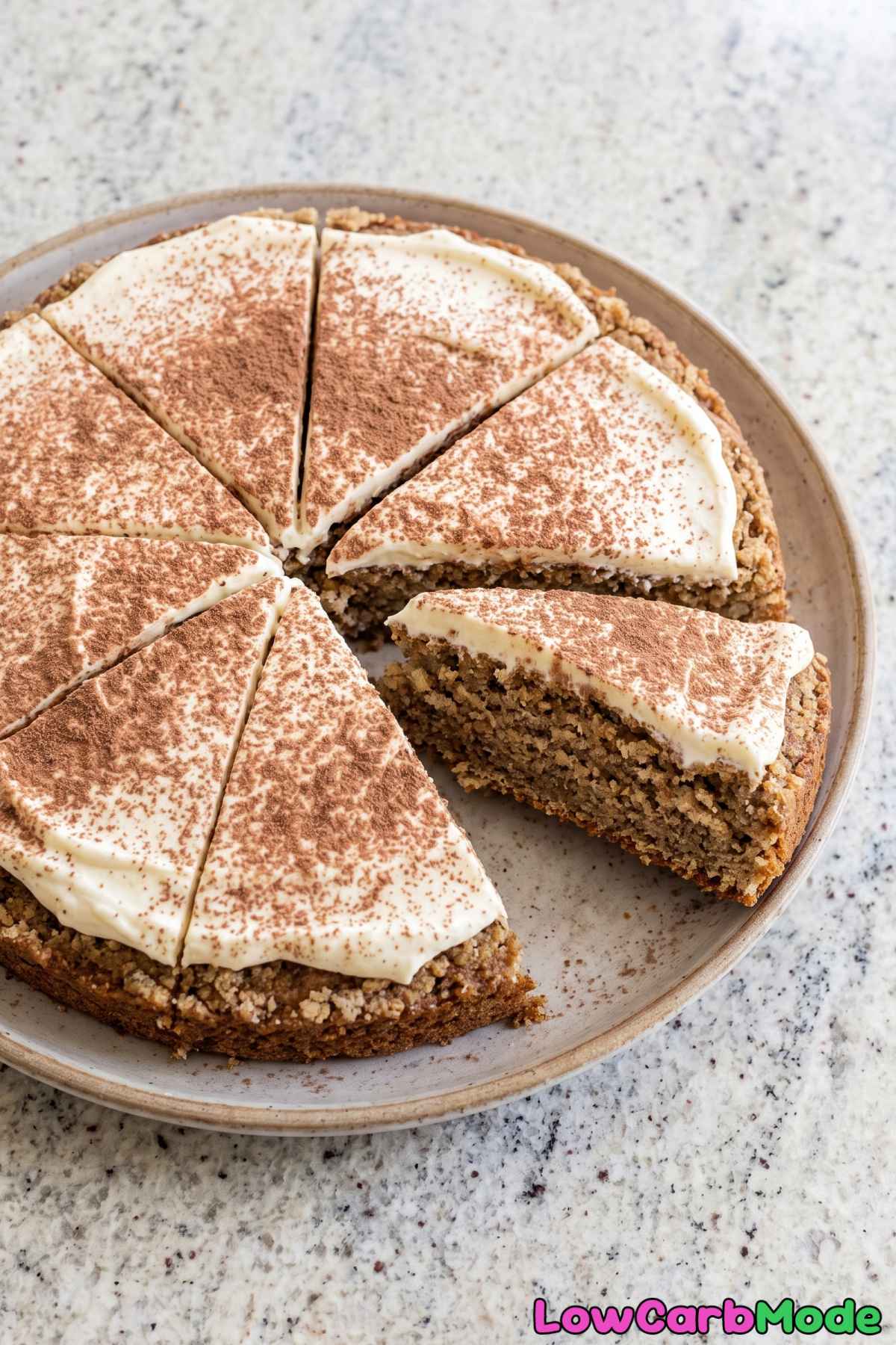 Easy keto espresso yogurt cake
