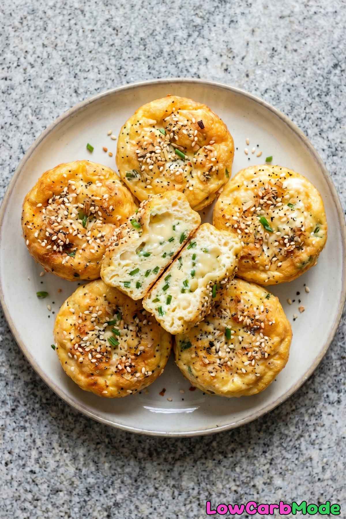 homemade everything bagel egg bites keto