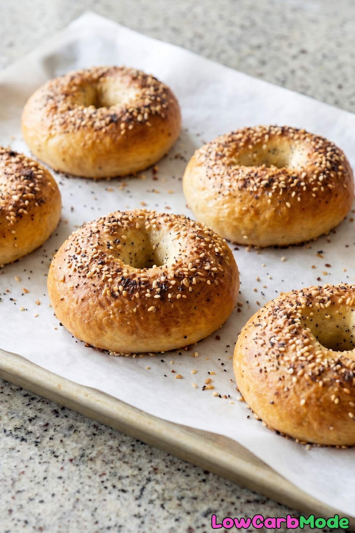 homemade keto everything bagels