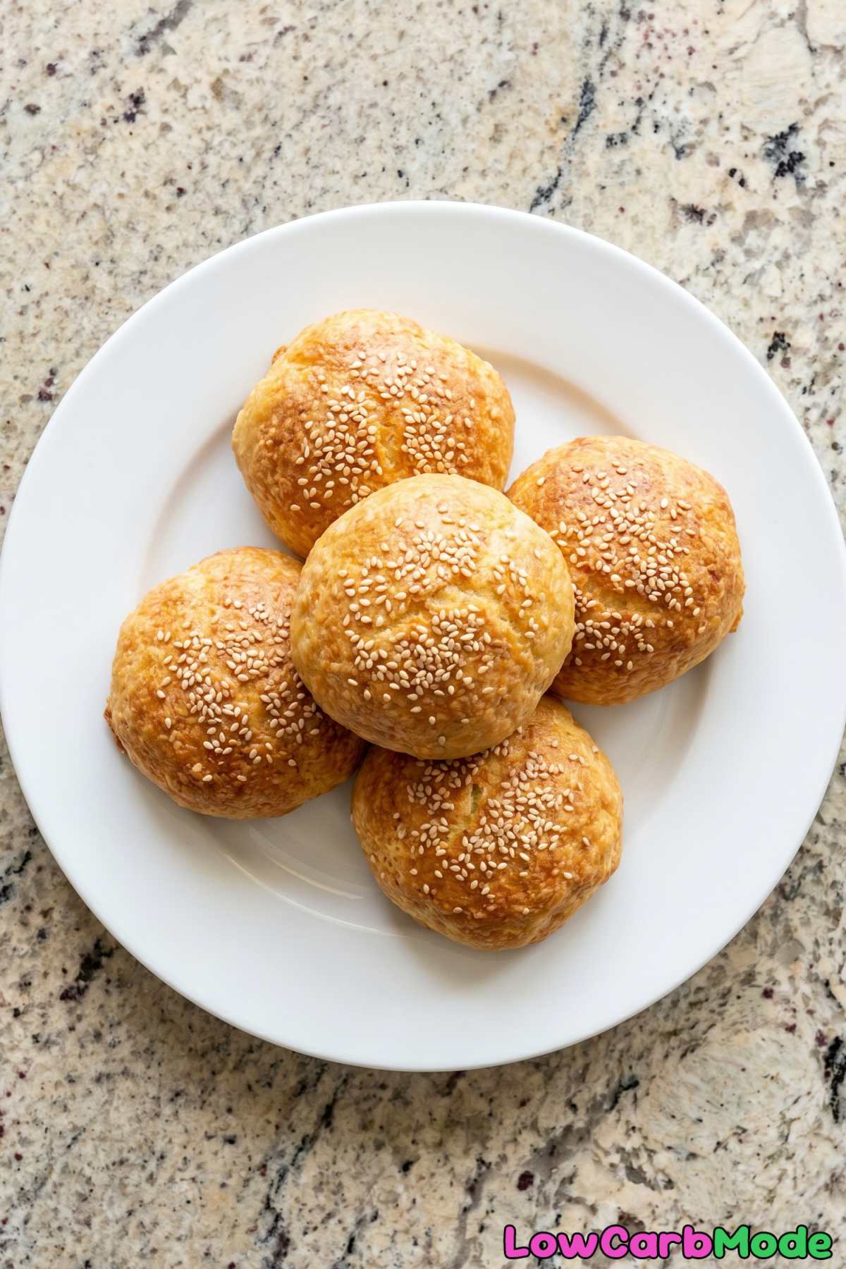golden fathead rolls fresh from oven