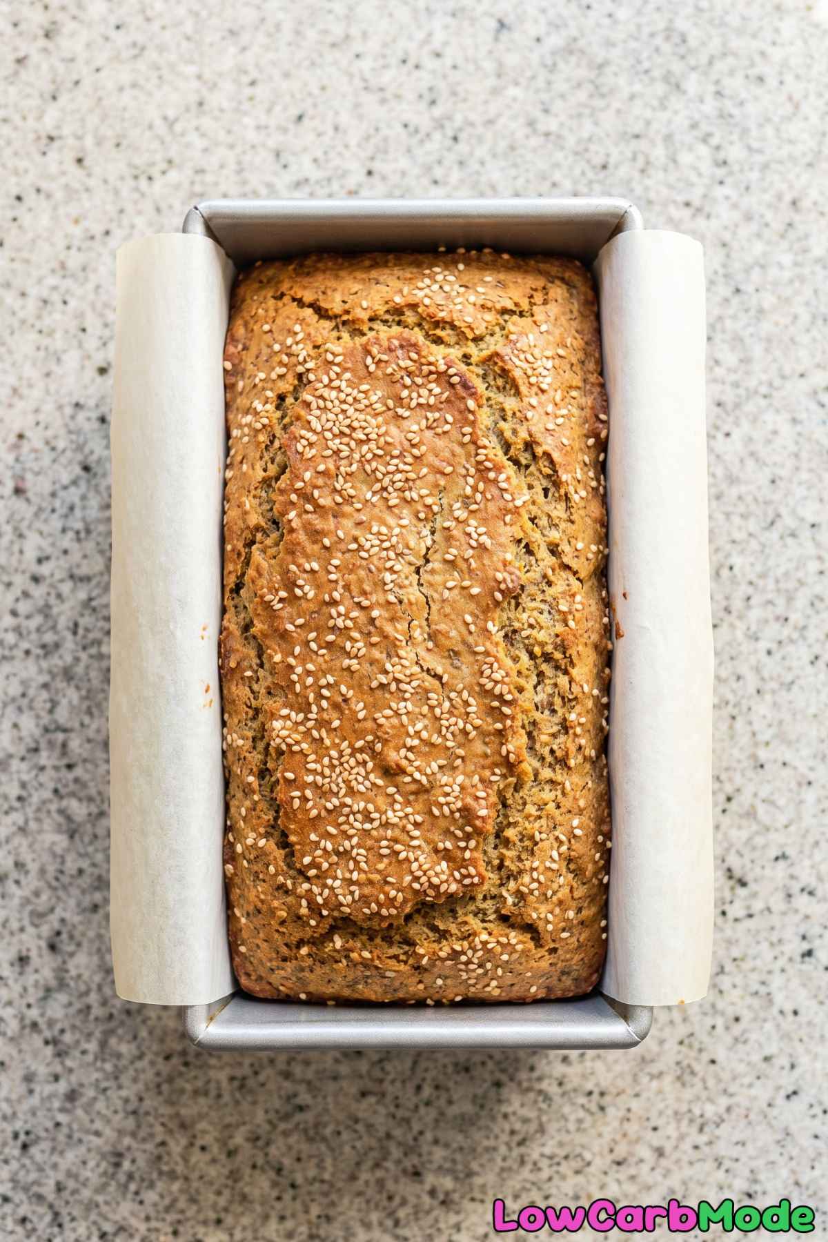 Easy homemade keto flax meal bread