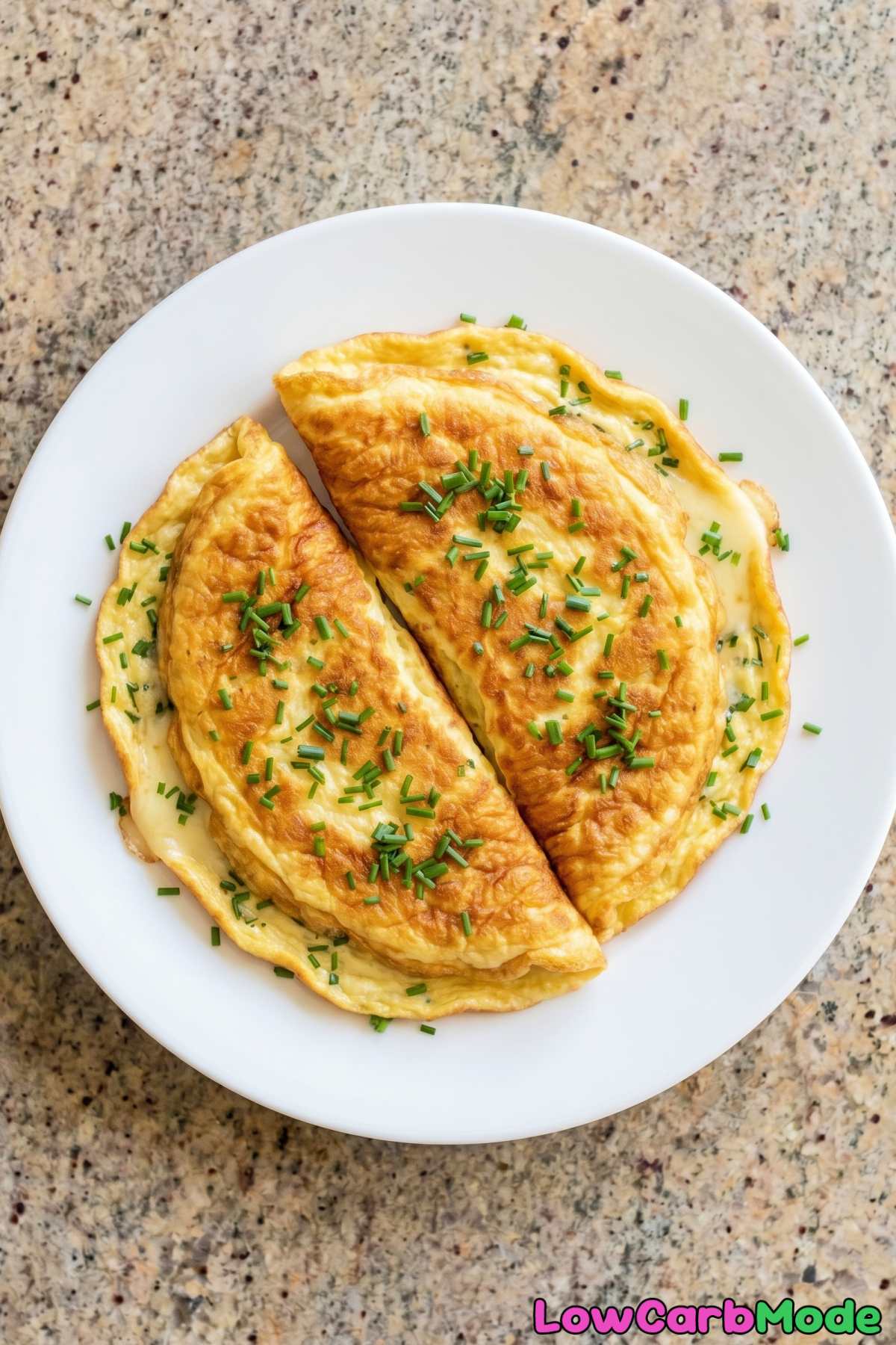 Wholesome keto souffle omelette ready to eat