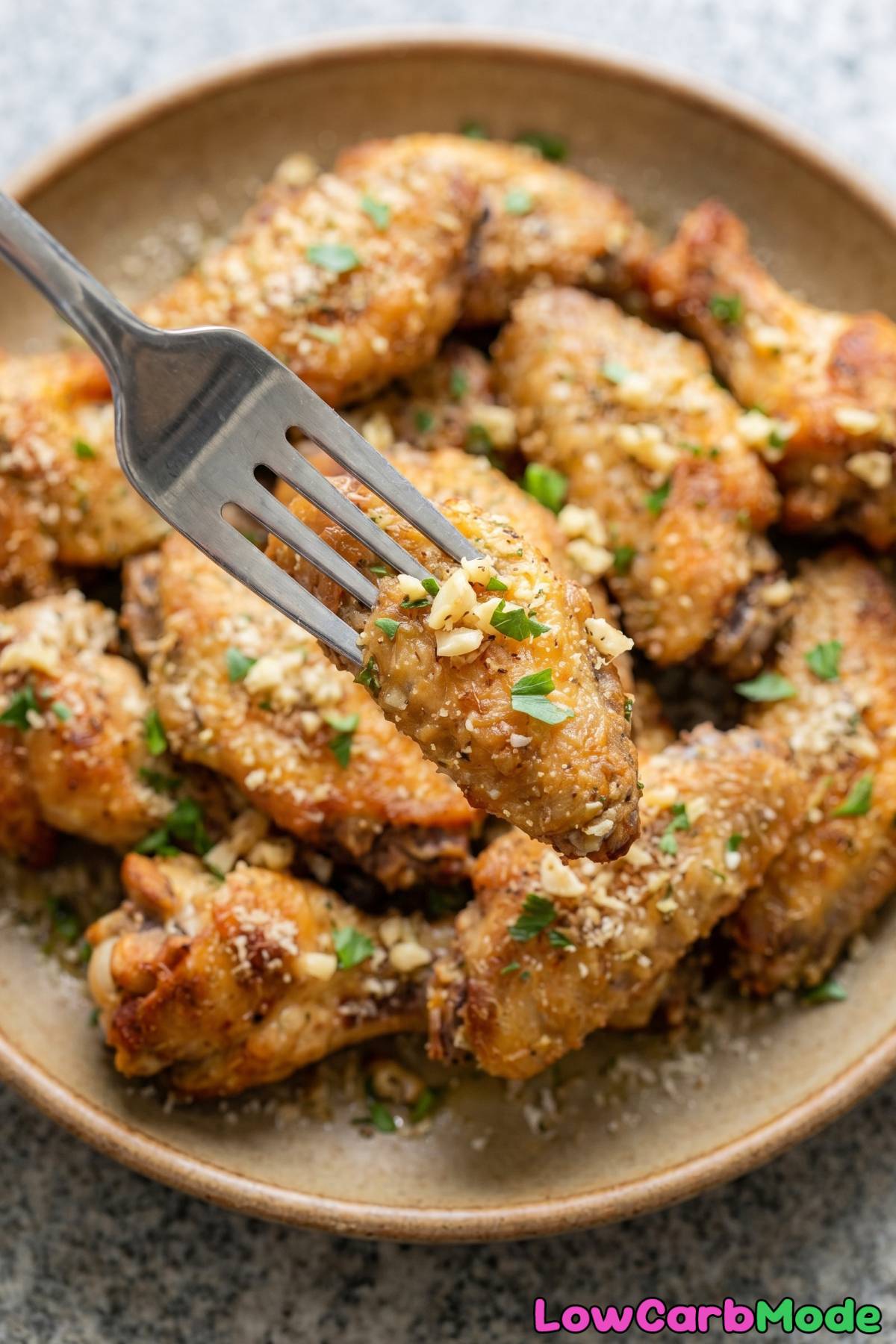 irresistible keto garlic parmesan wings