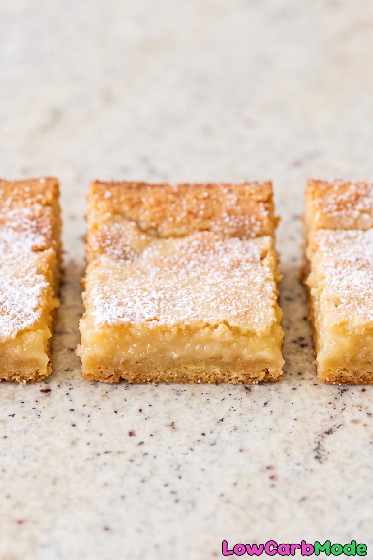sweet keto gooey butter cake bar dessert