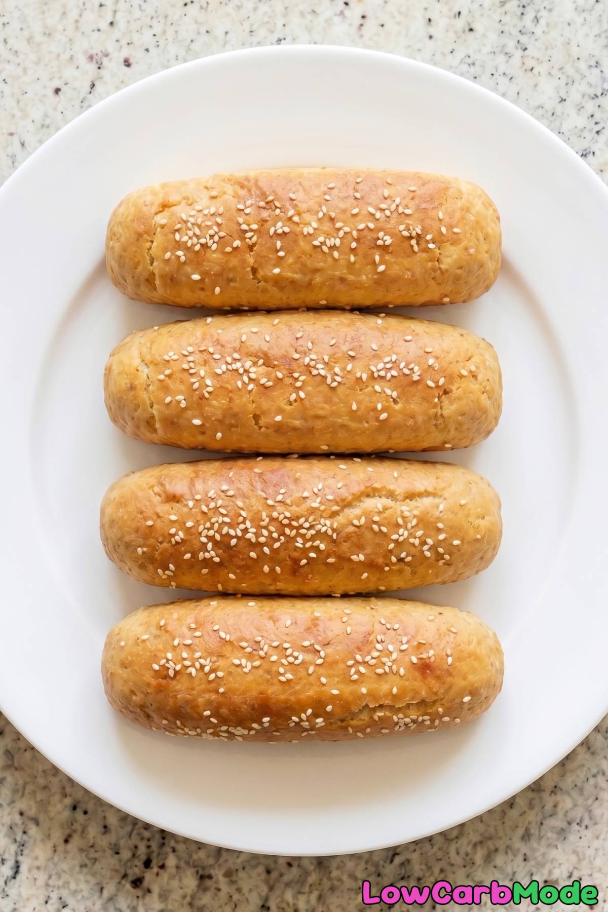 homemade keto hot dog buns