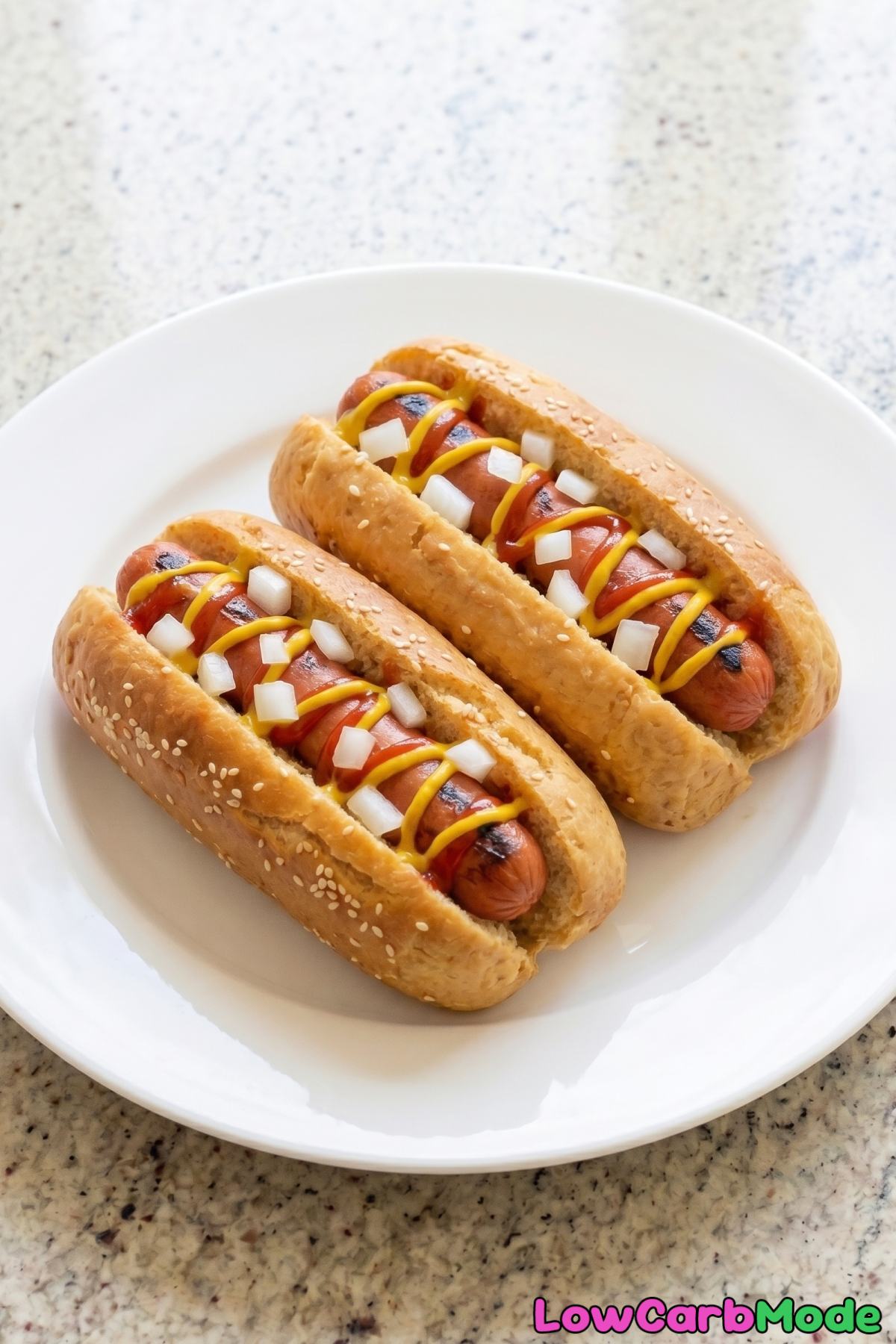 tender keto hot dog buns sliced open