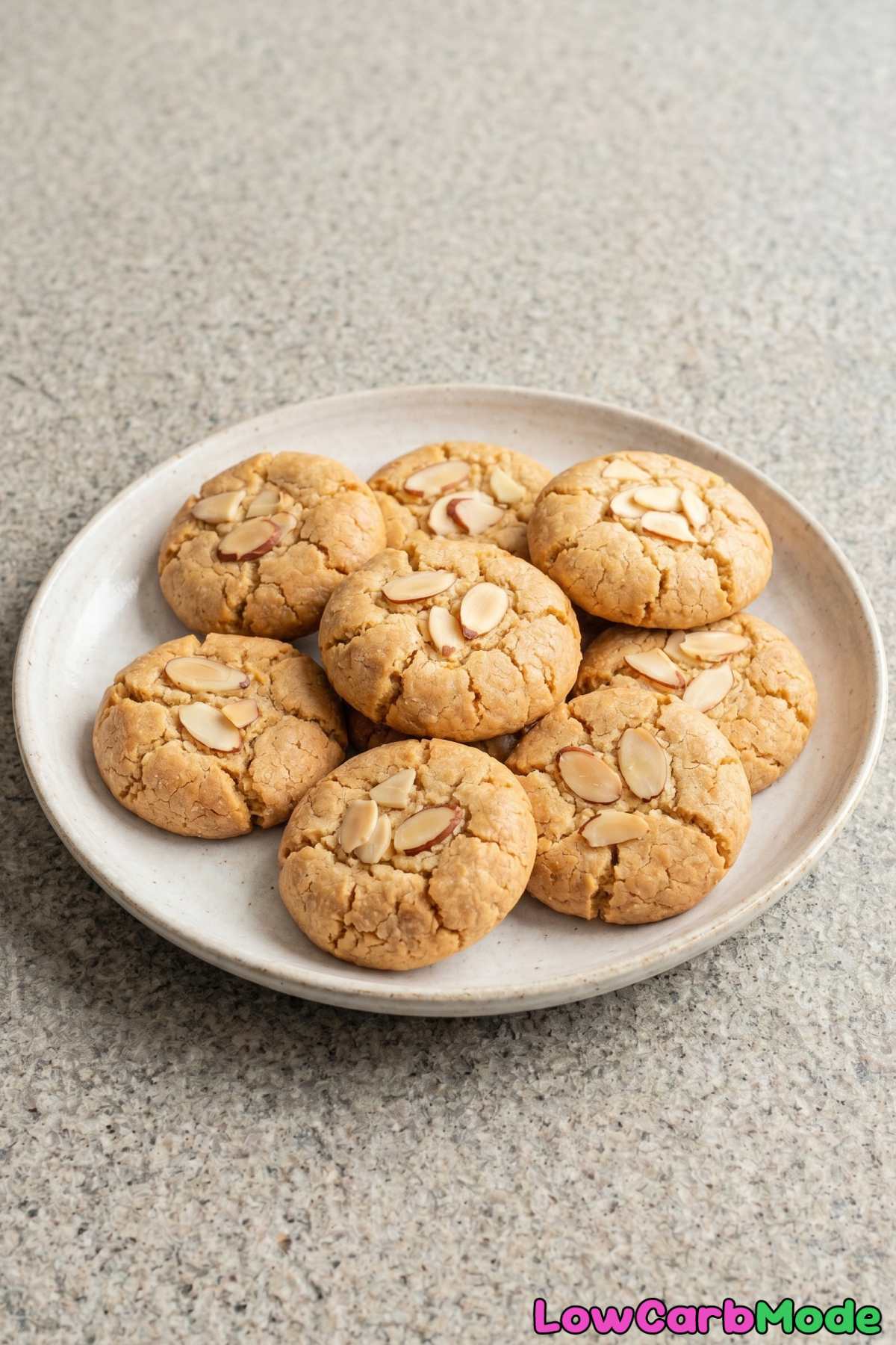 Light and airy keto amaretti cookies