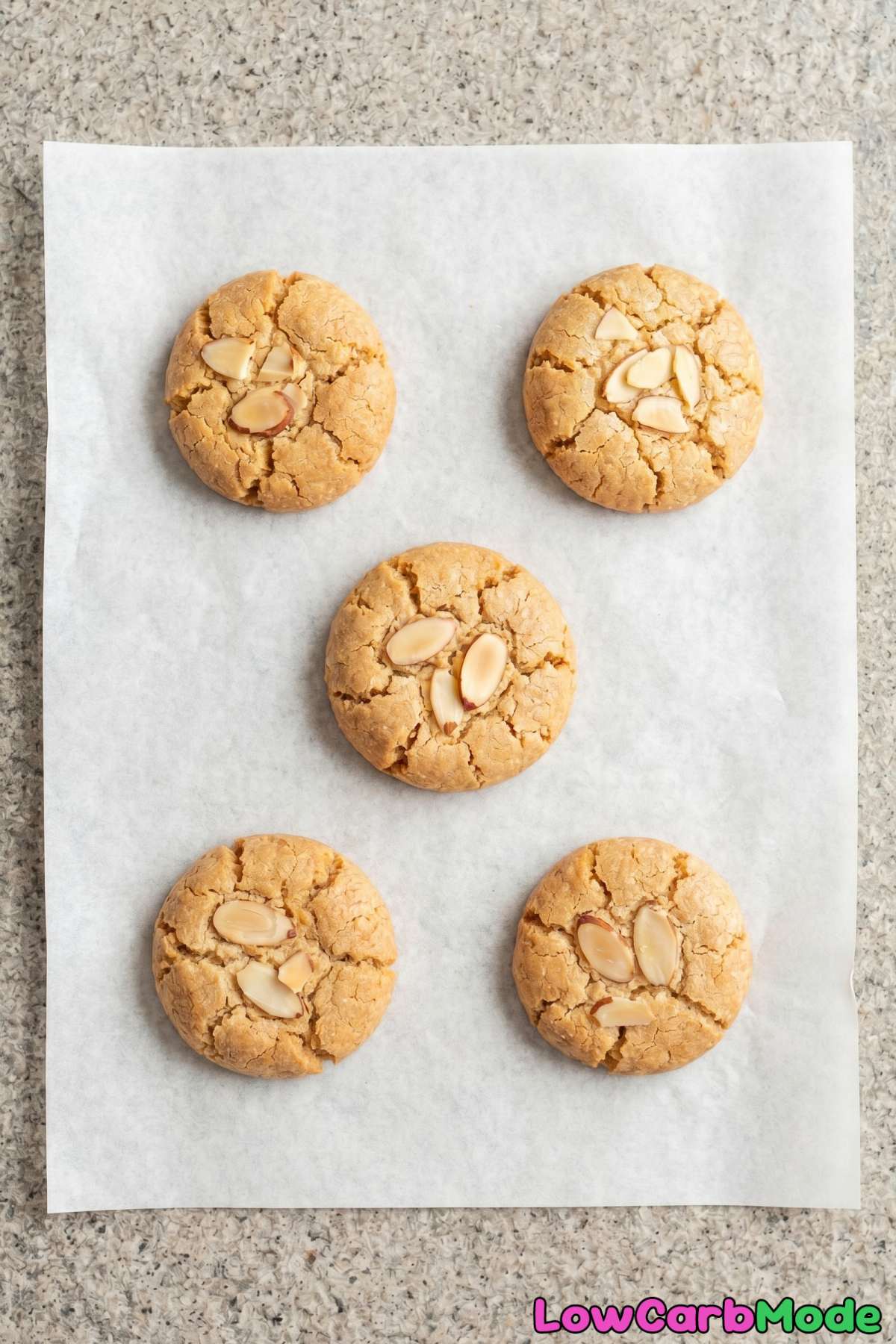 Almond keto Italian amaretti cookies