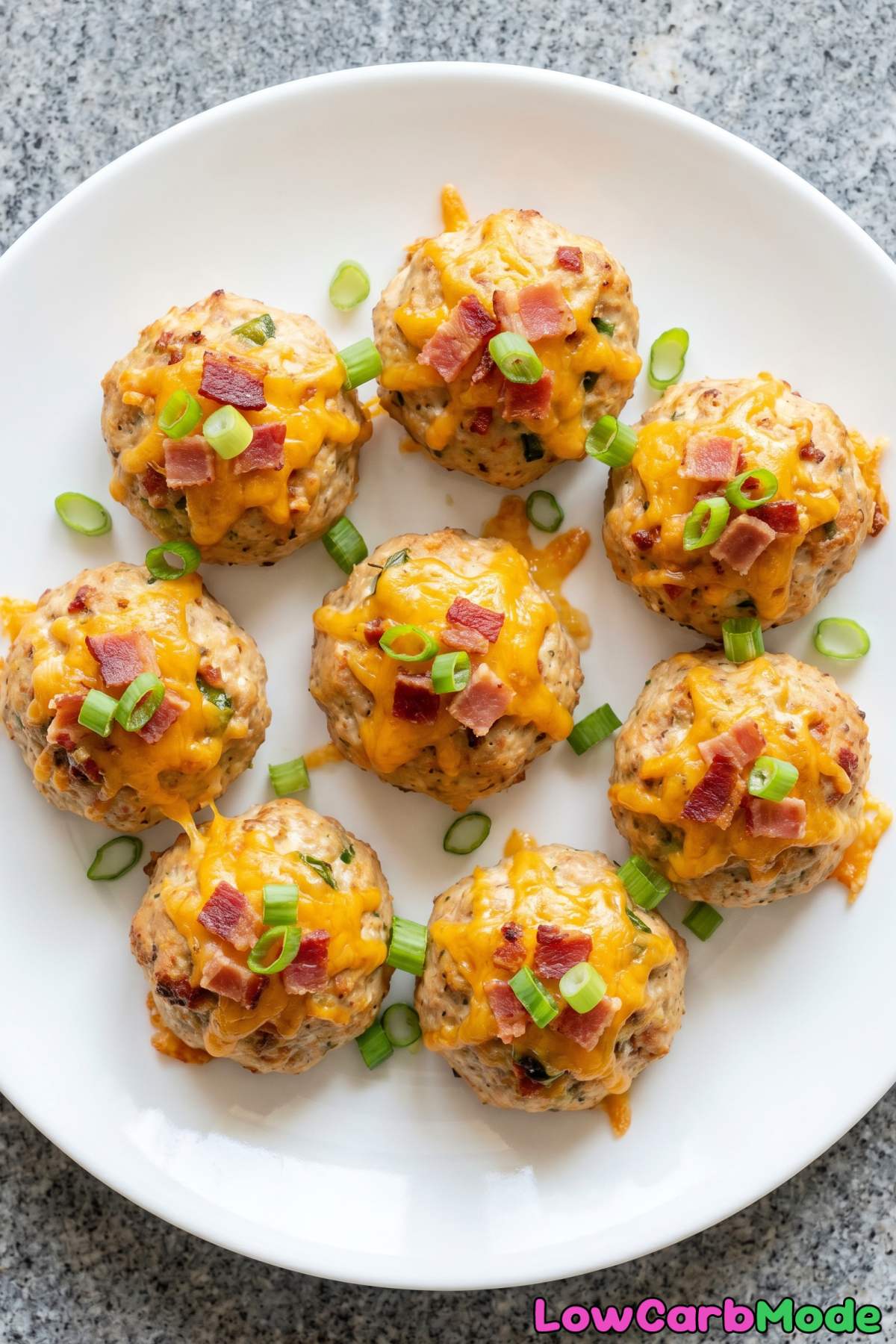 savory keto jalapeño popper meatballs