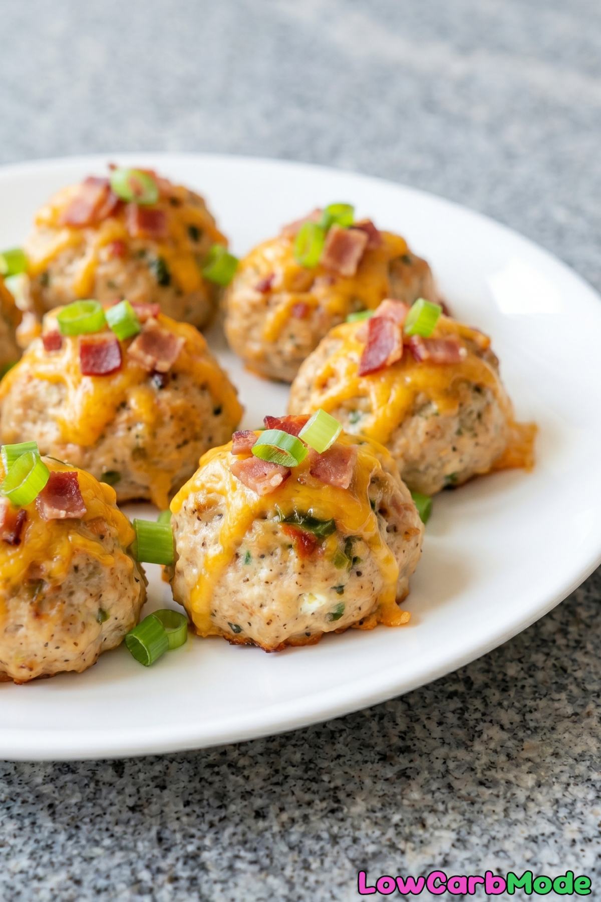 tender keto jalapeño popper meatballs