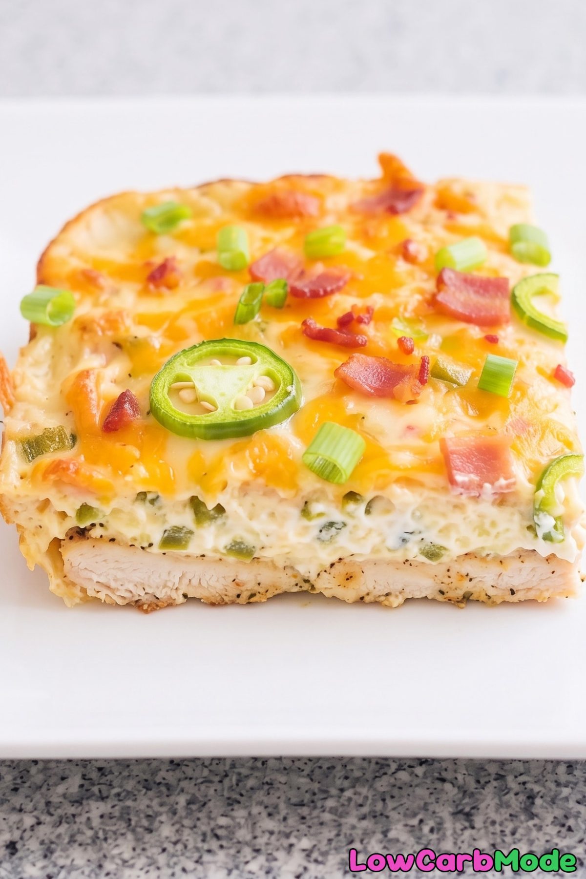 Fresh keto jalapeno chicken casserole