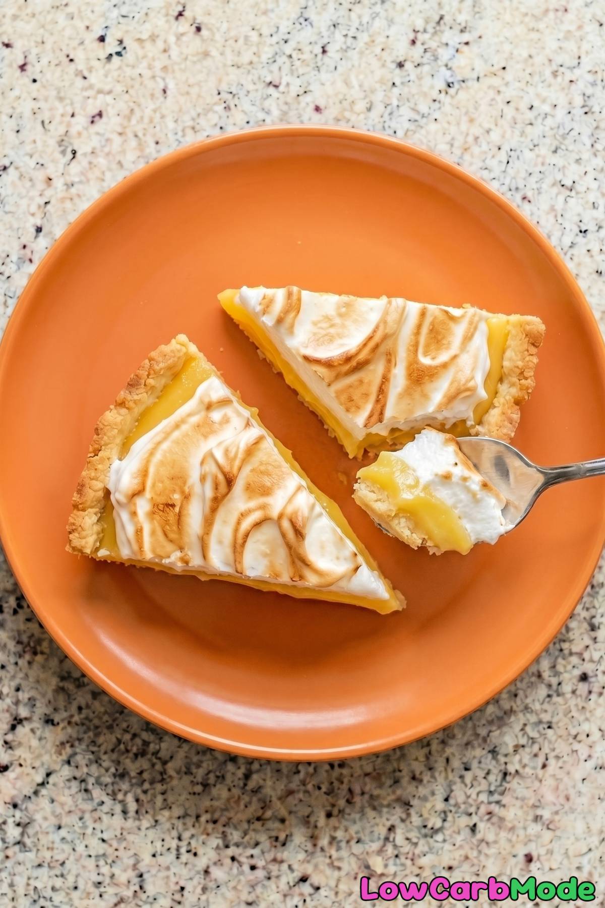 Zesty keto lemon meringue pie homemade