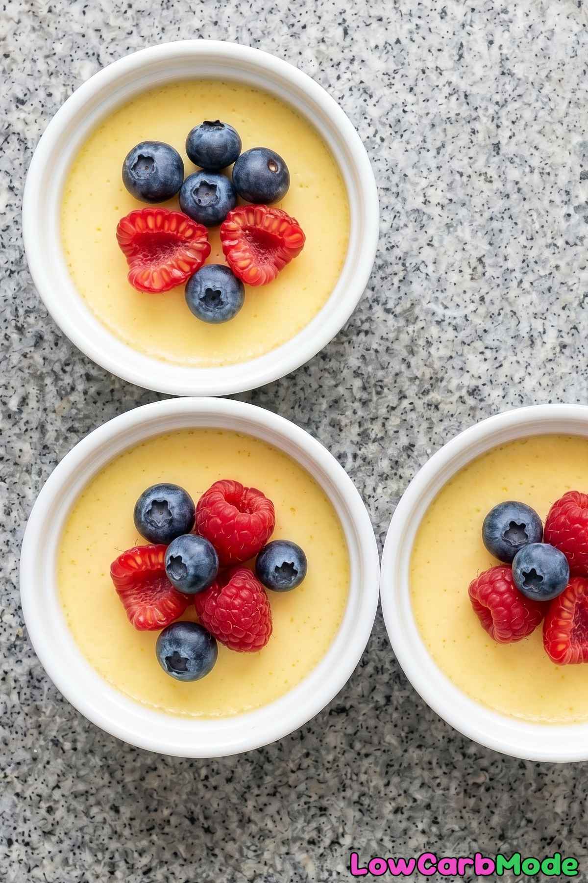 decadent keto lemon posset treat