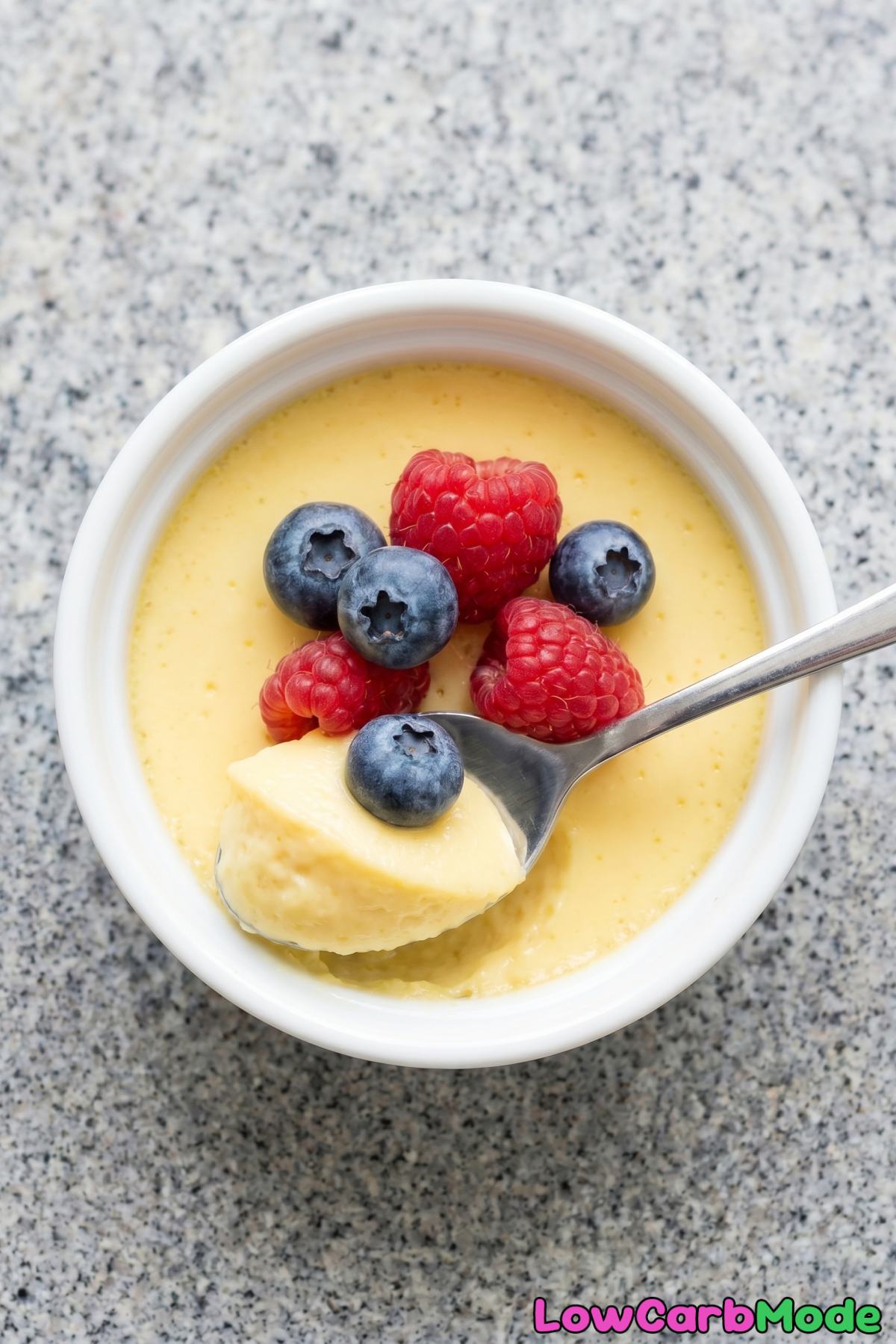 zesty keto lemon posset cups