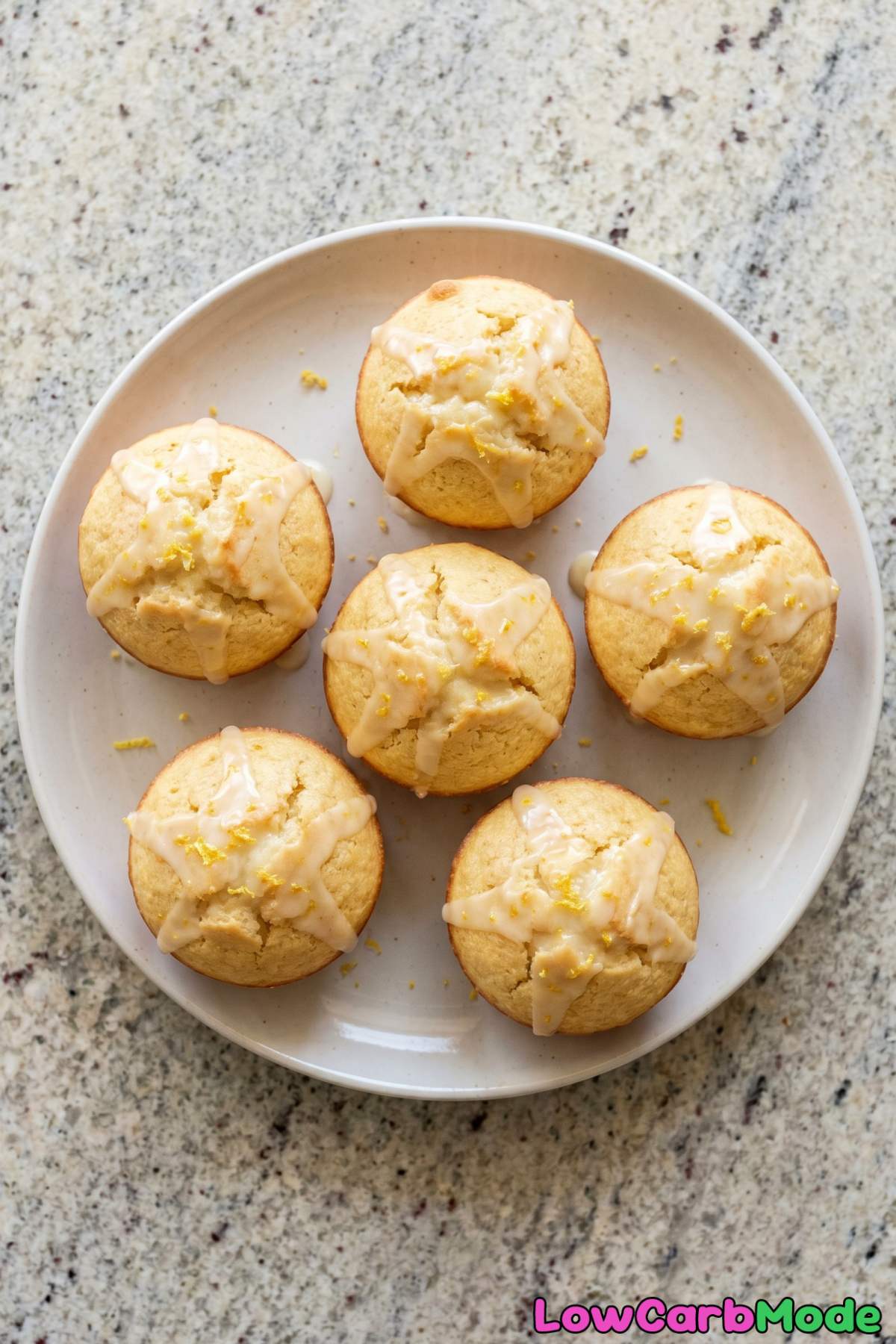 golden lemon ricotta cloud muffins