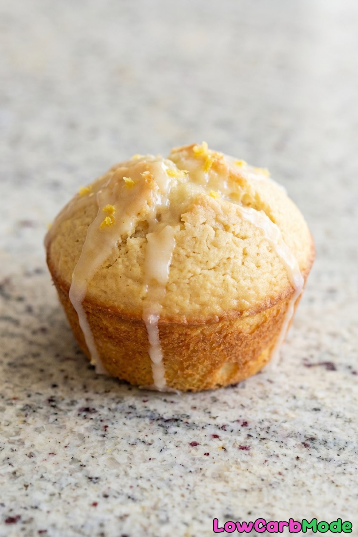 zesty keto lemon ricotta muffins