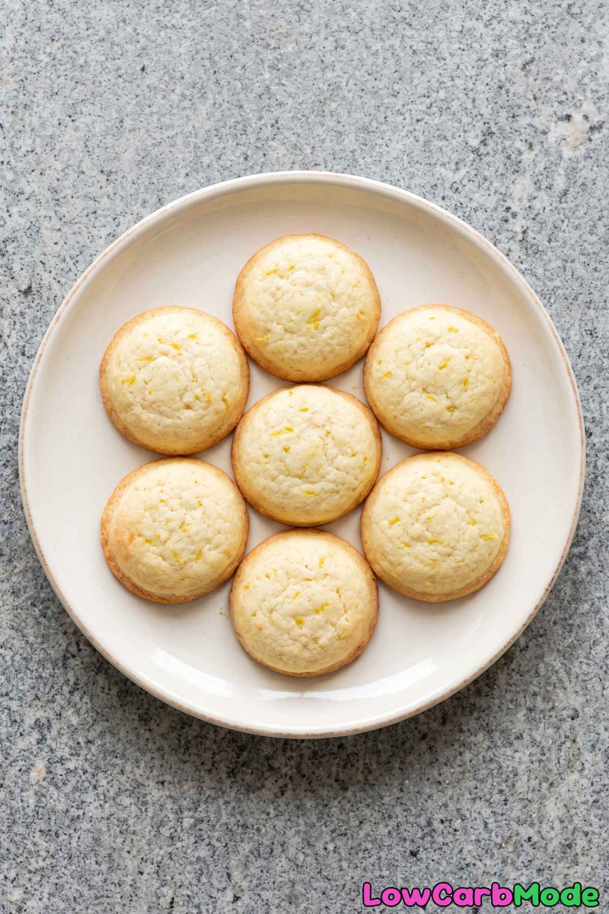 Soft keto lemon ricotta cookies