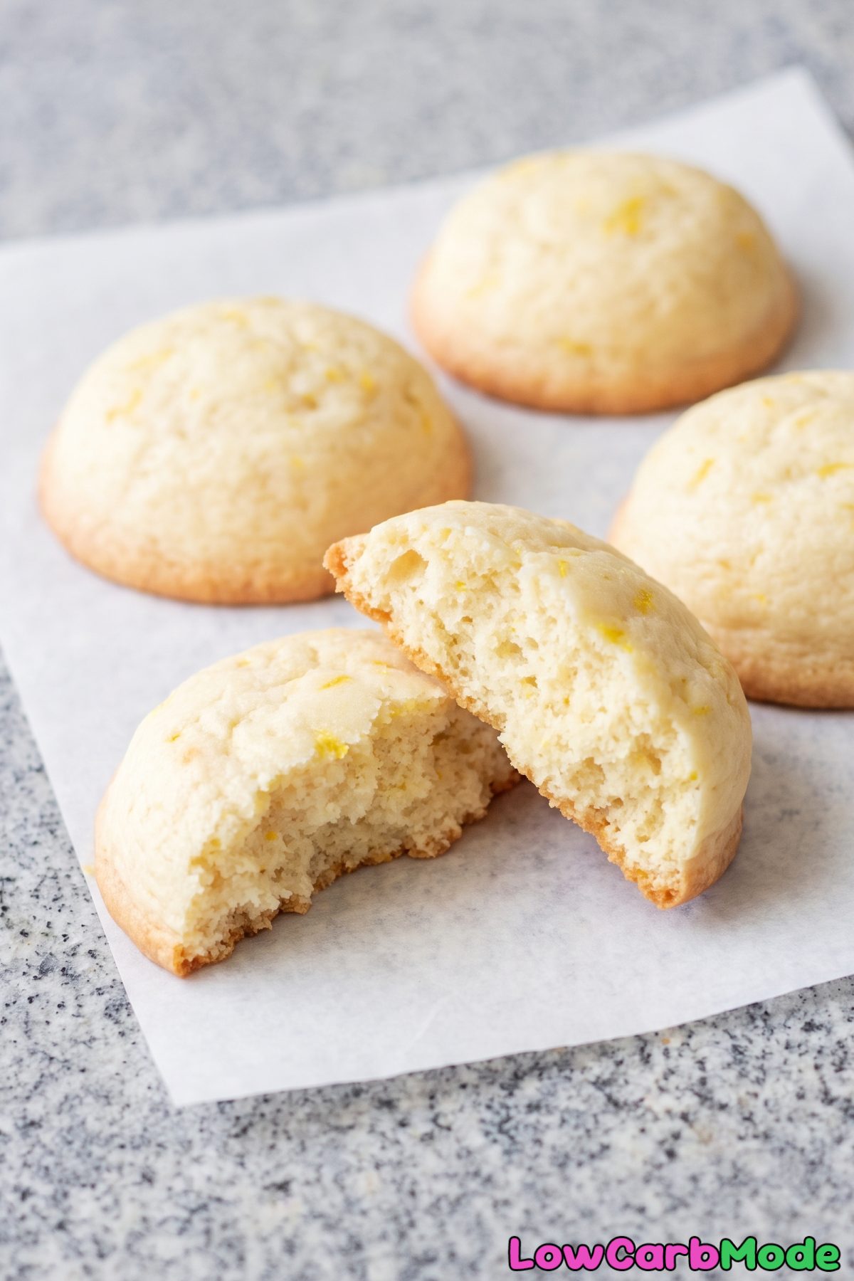 Low carb lemon ricotta cookies