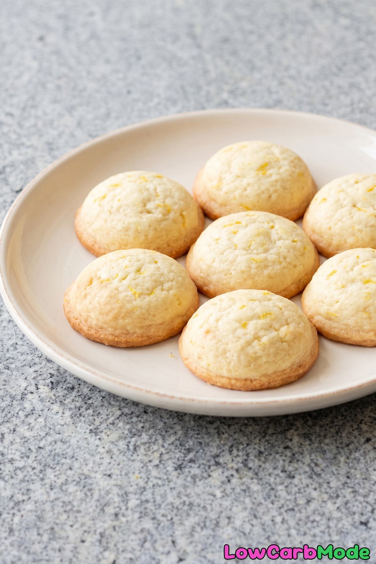 Tender lemon ricotta keto cookies