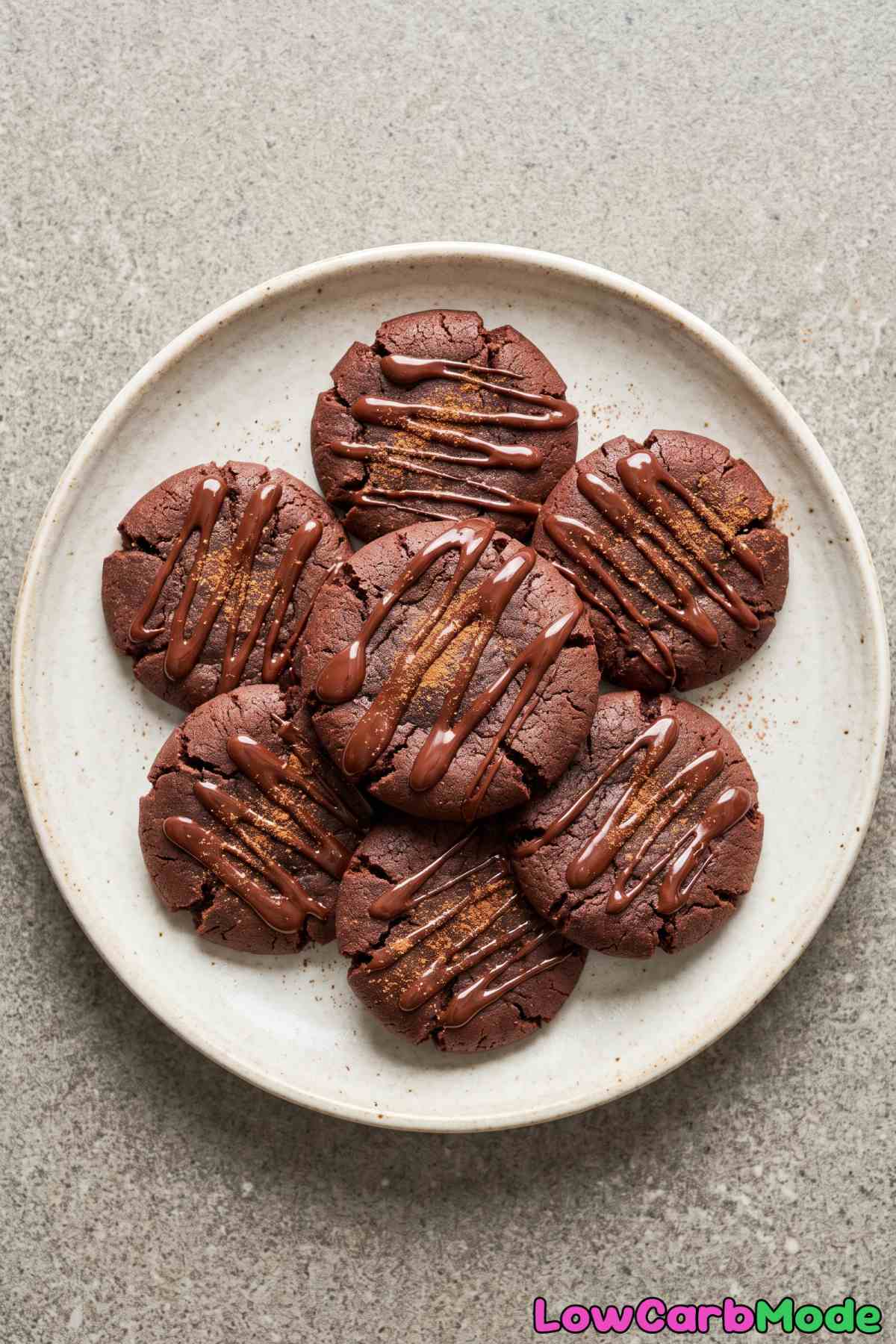 Warm keto Mexican hot chocolate cookies