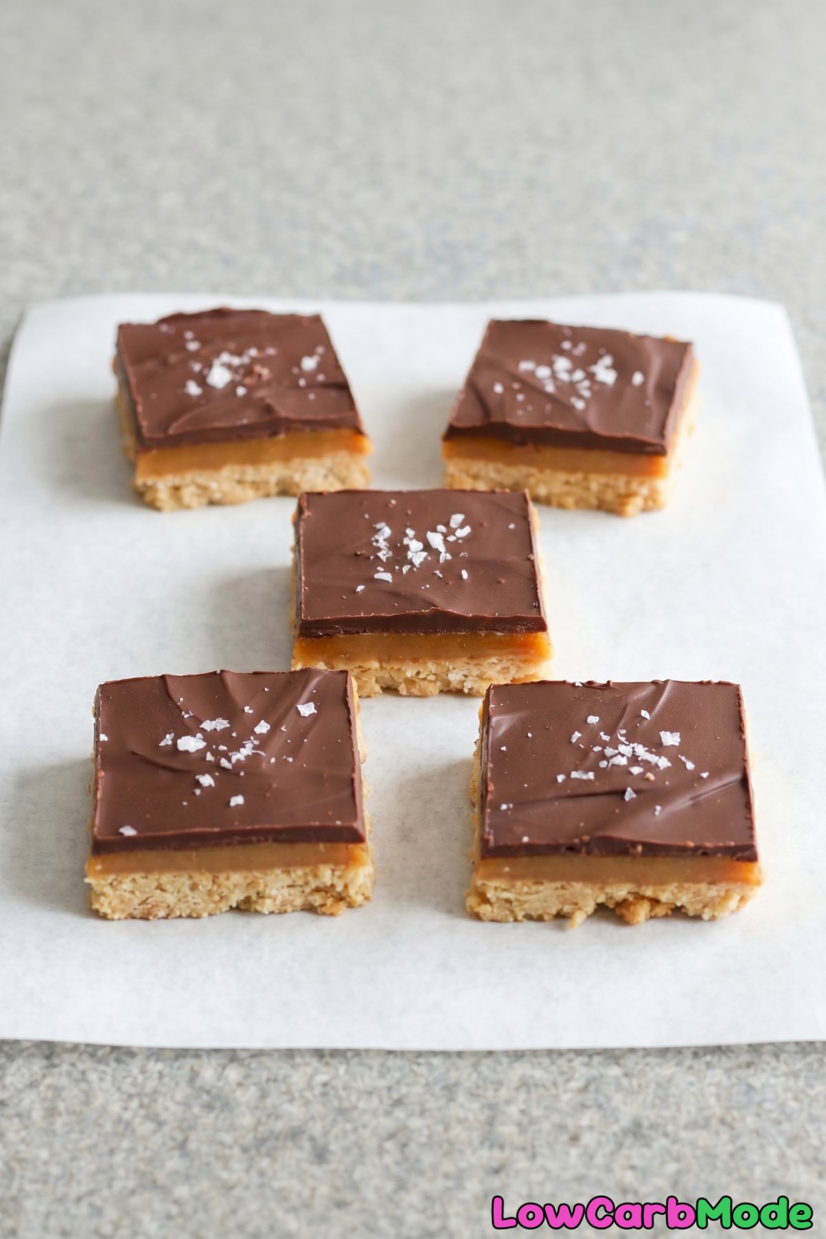 Rich keto millionaire shortbread bars