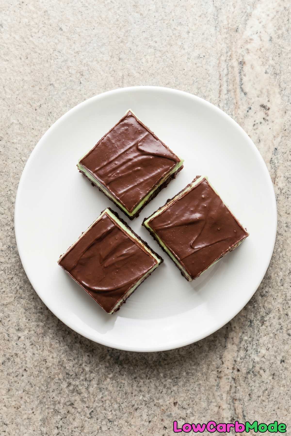 velvety keto mint chocolate brownies