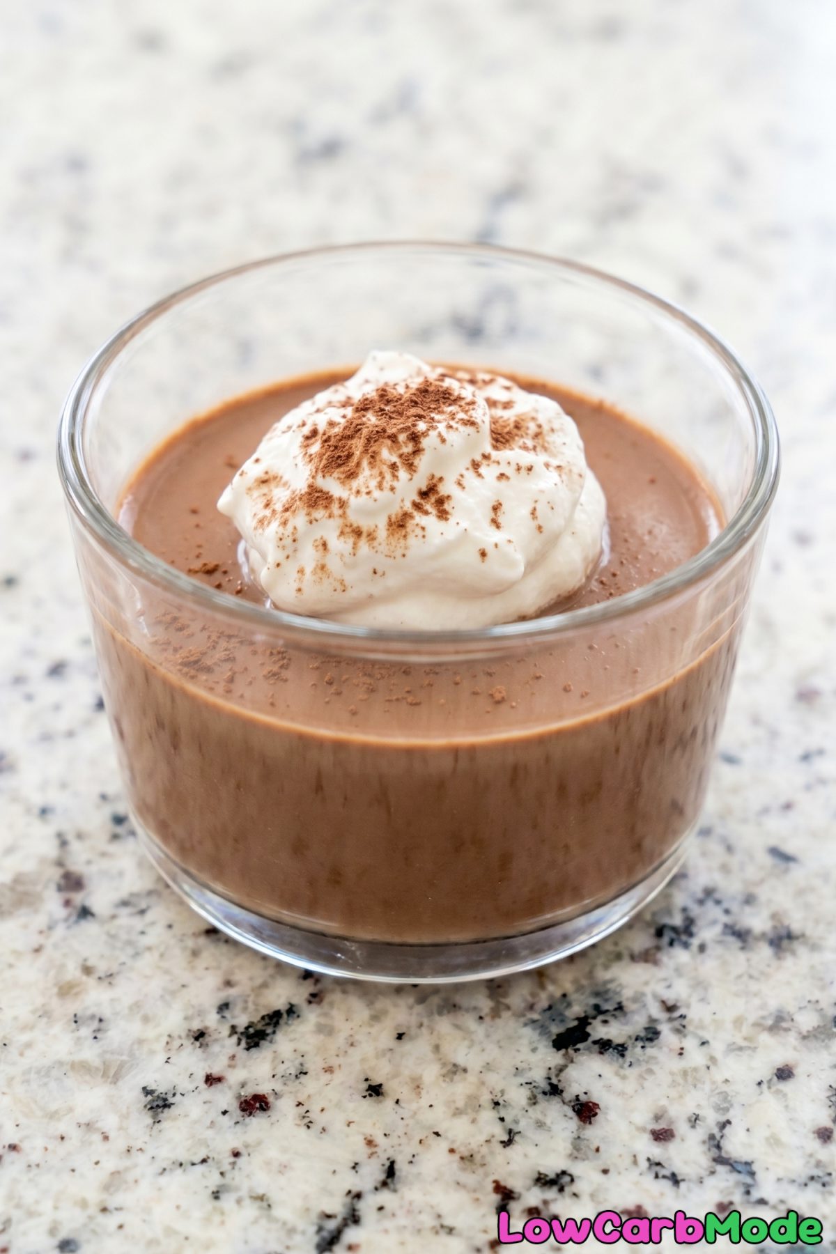 Decadent keto mocha panna cotta treat