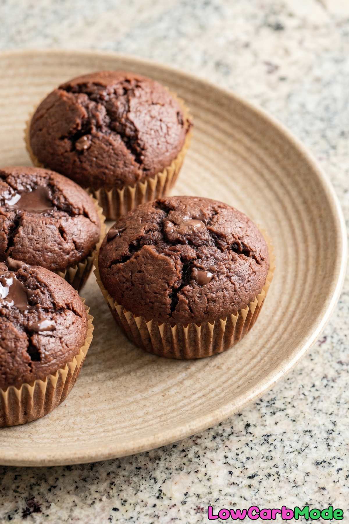 Perfect low carb chocolate lava muffins