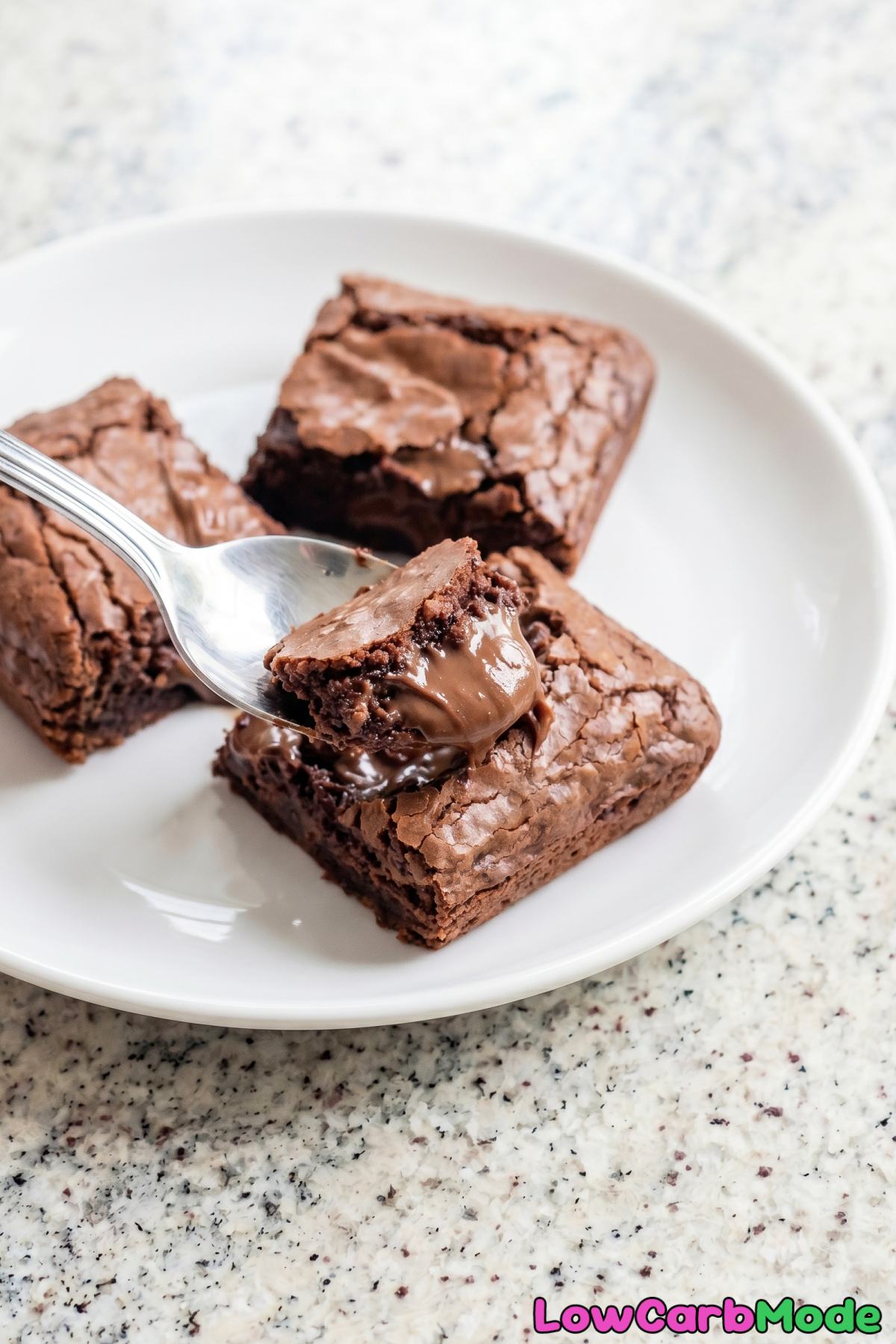 Irresistible keto Nutella molten brownies